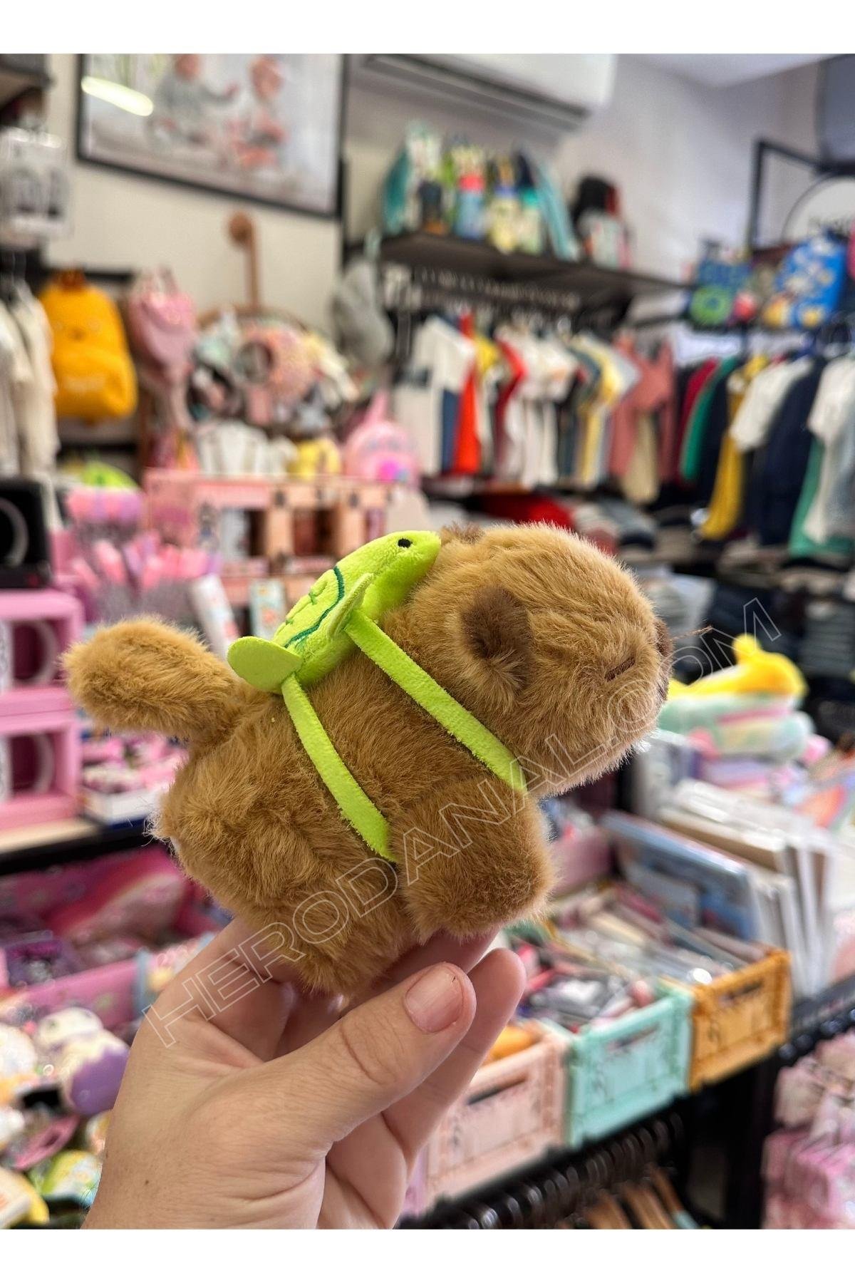 Capybara Moj Moj Kuyruk Sallayan Bileklikli Peluş Oyuncak