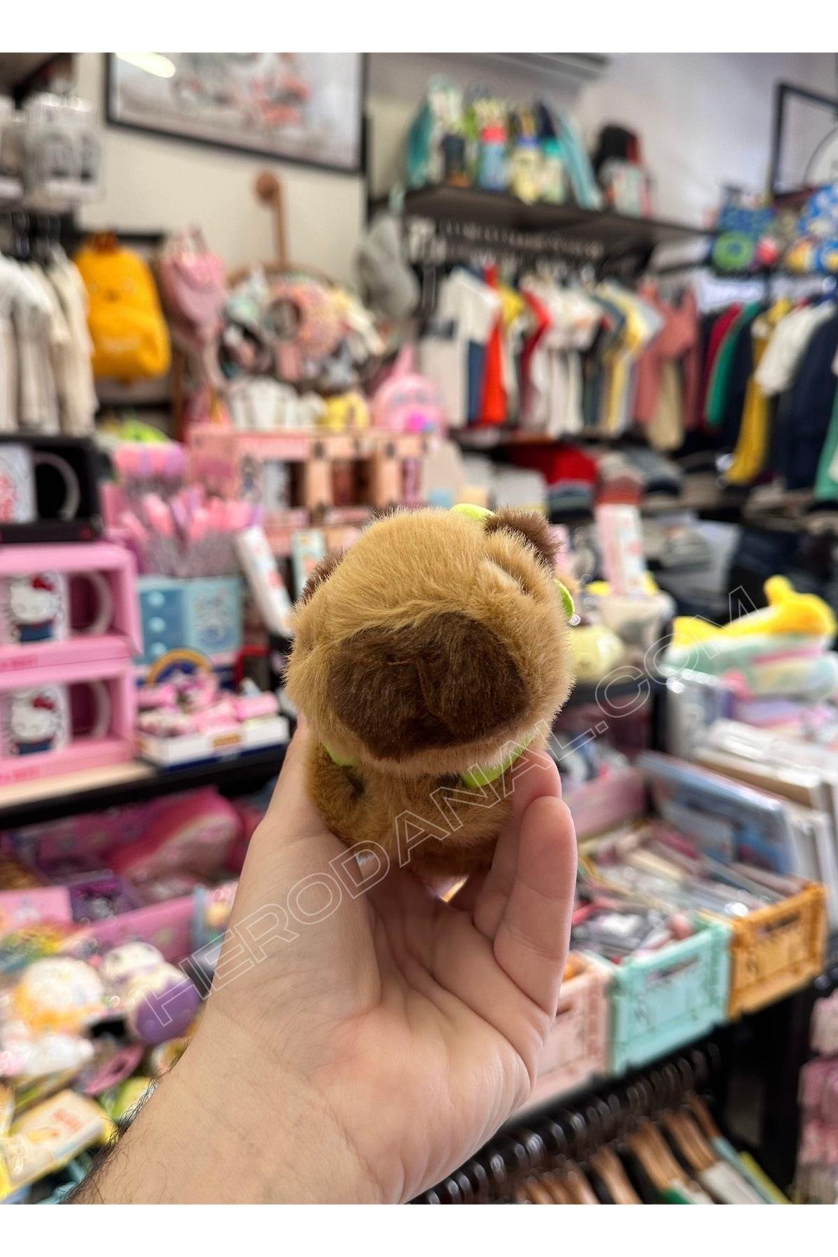 Capybara Moj Moj Kuyruk Sallayan Bileklikli Peluş Oyuncak