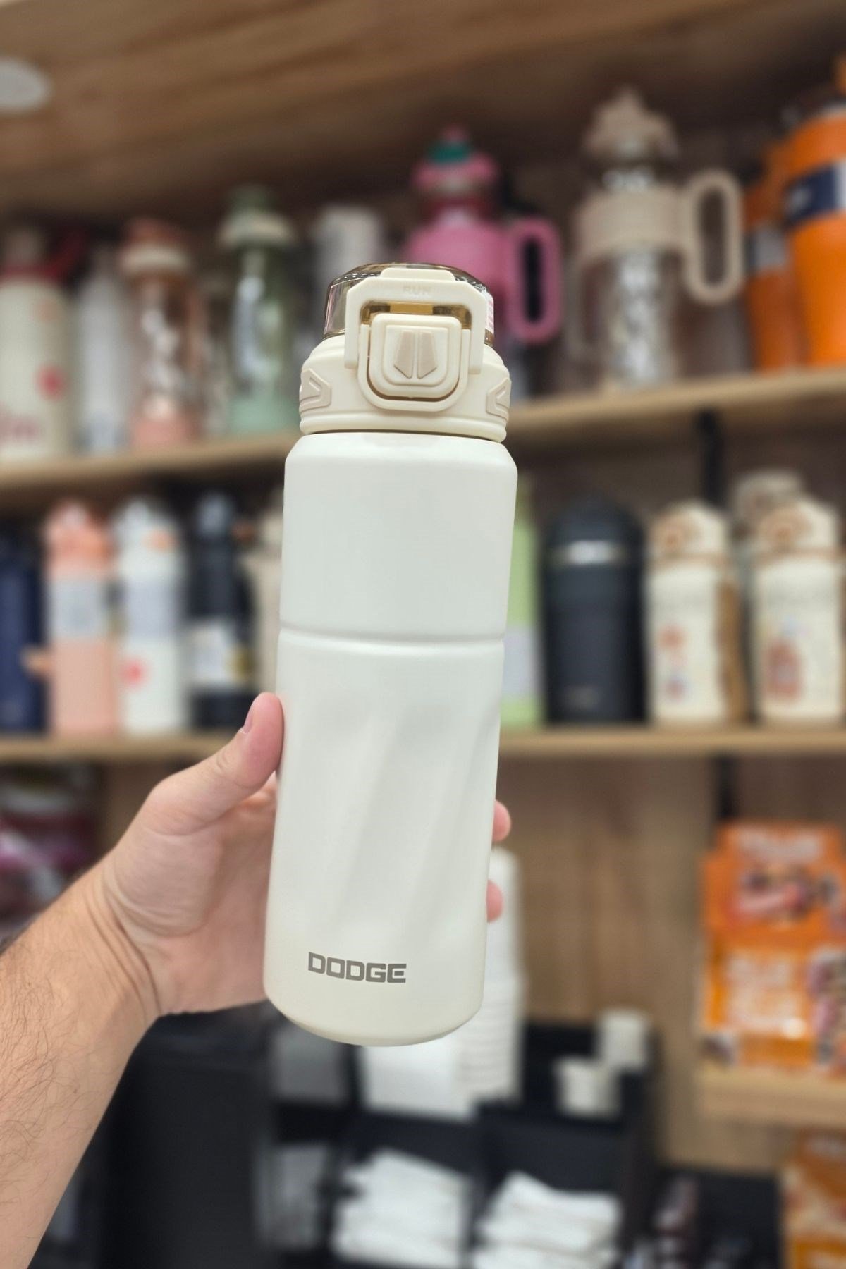 Dodge Çelik Matara 820ml - Krem