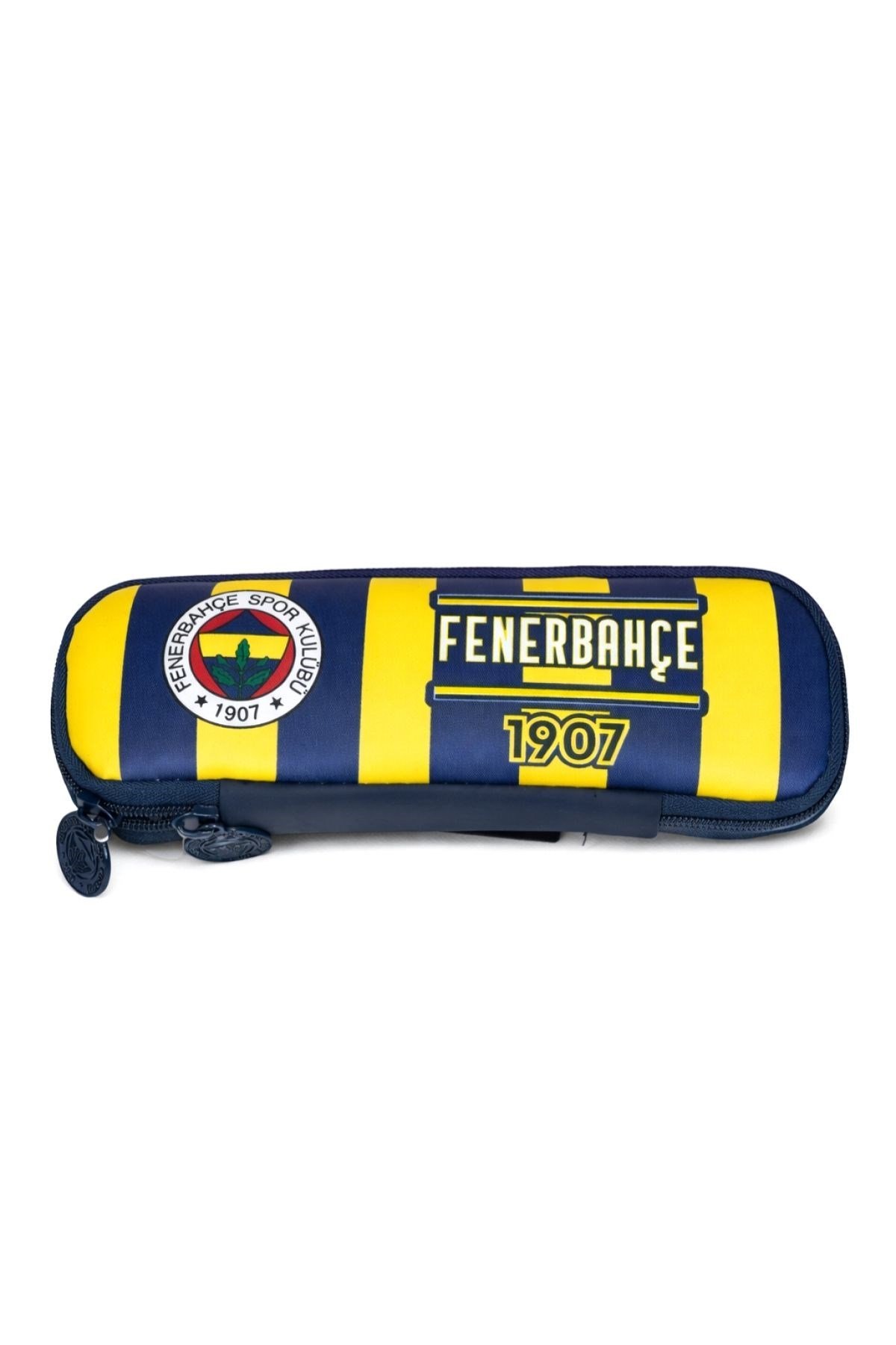 Fenerbahçe Lisanslı Çubuklu Kalemlik - Sarı Lacivert Tek Bölmeli Kalem Çantası