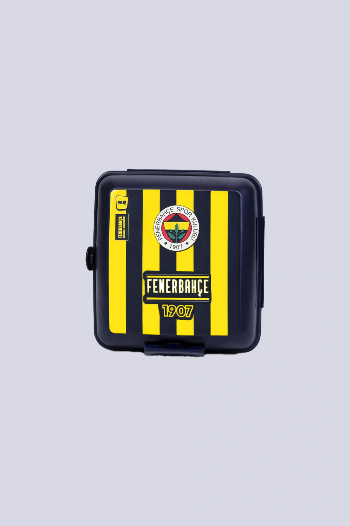Fenerbahçe Sarı Lacivert Çubuklu Plastik Saklama Kabı