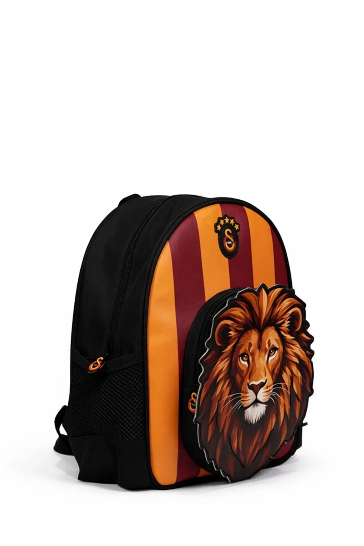 Galatasaray Lisanslı 3D Aslan Desenli 2 Bölmeli Anaokulu Çantası