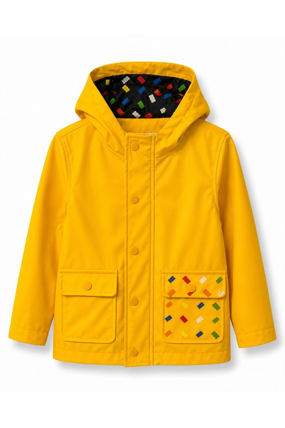 Haribo PU Unisex Çocuk Yağmurluk - Sarı