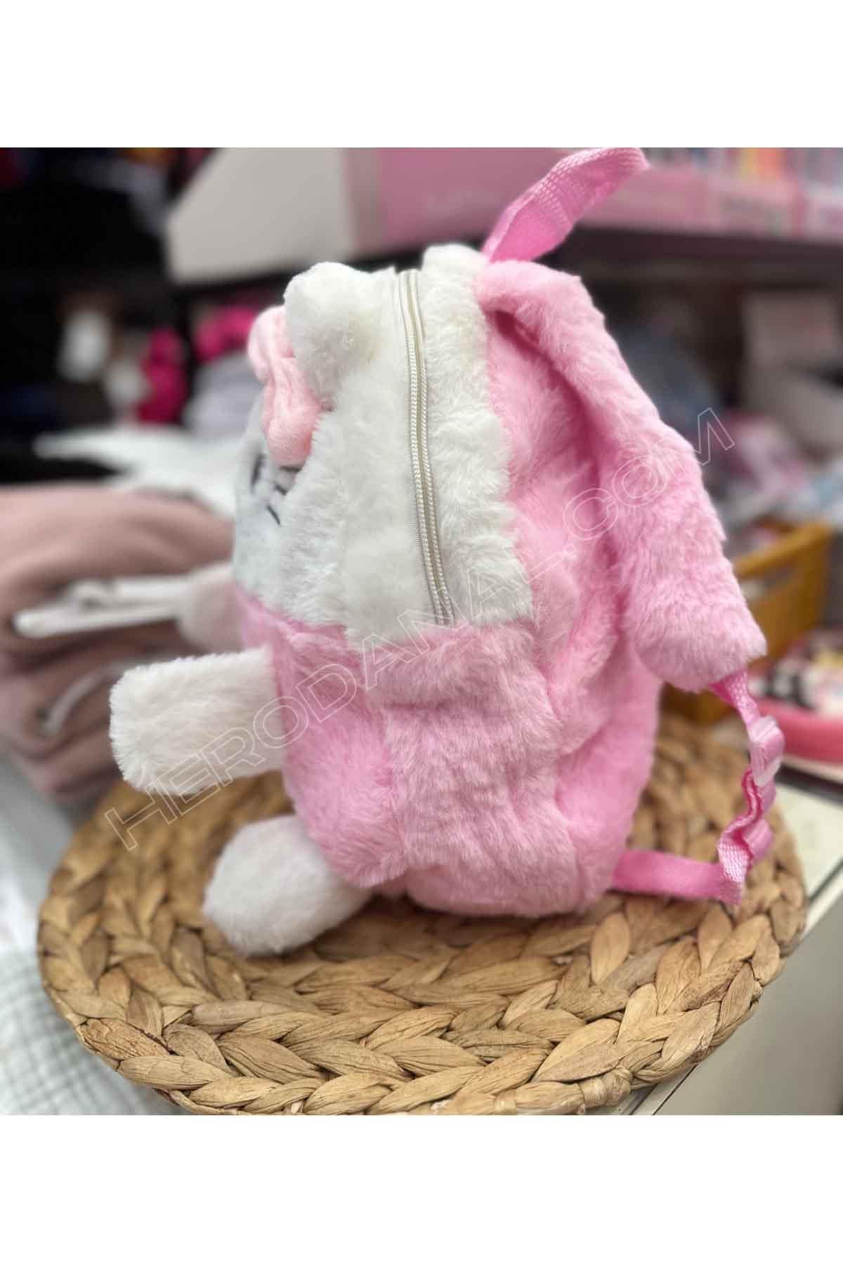 Hello Kitty Sırt Çantası 28 CM Peluş Kollu