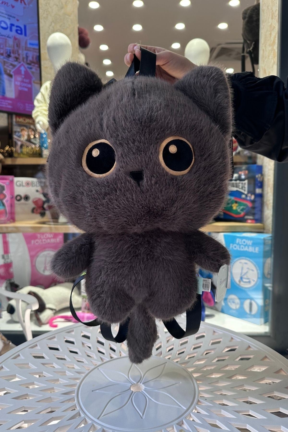 Kedi Peluş Sırt Çantası 48 CM - Model 2