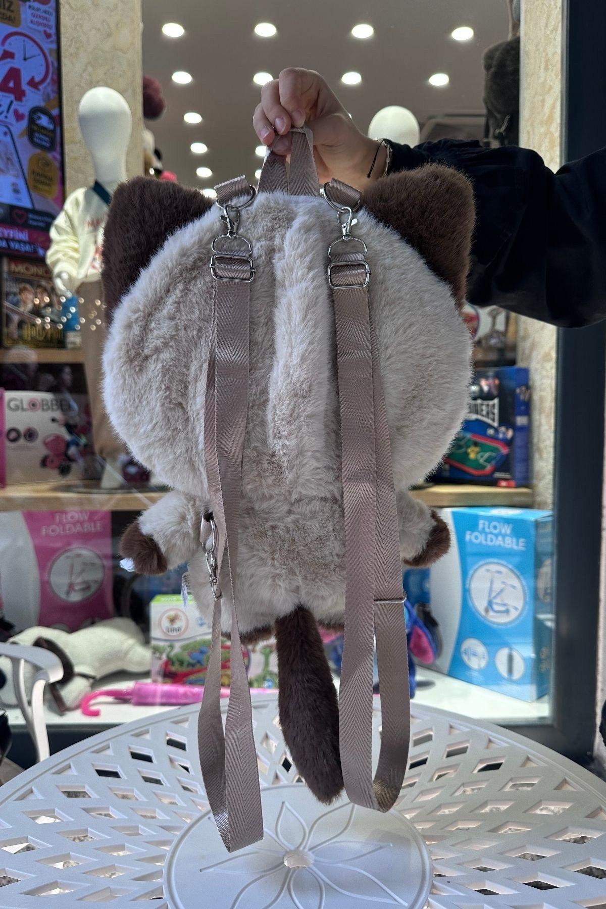 Kedi Peluş Sırt Çantası 48 CM - Model 3