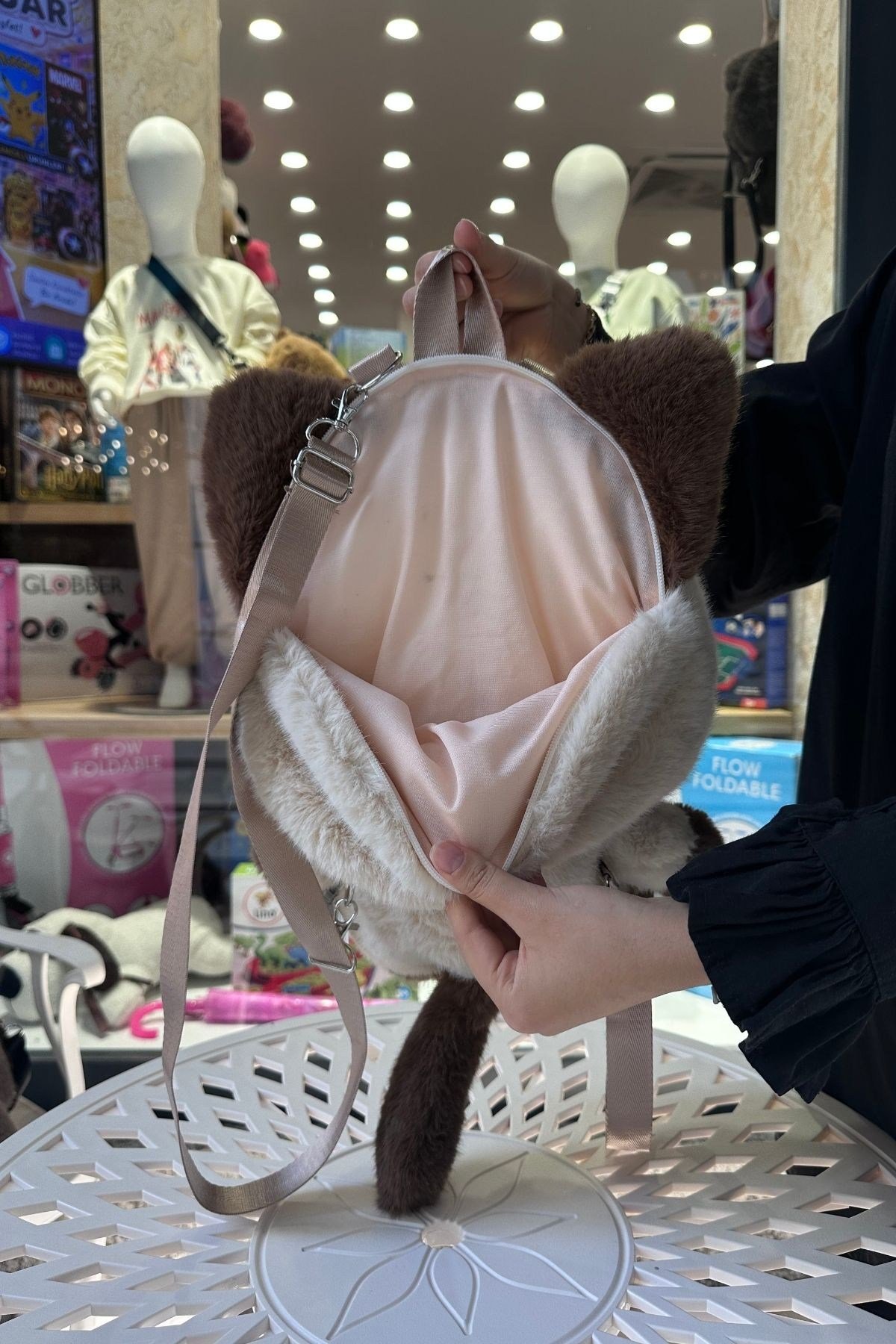 Kedi Peluş Sırt Çantası 48 CM - Model 3