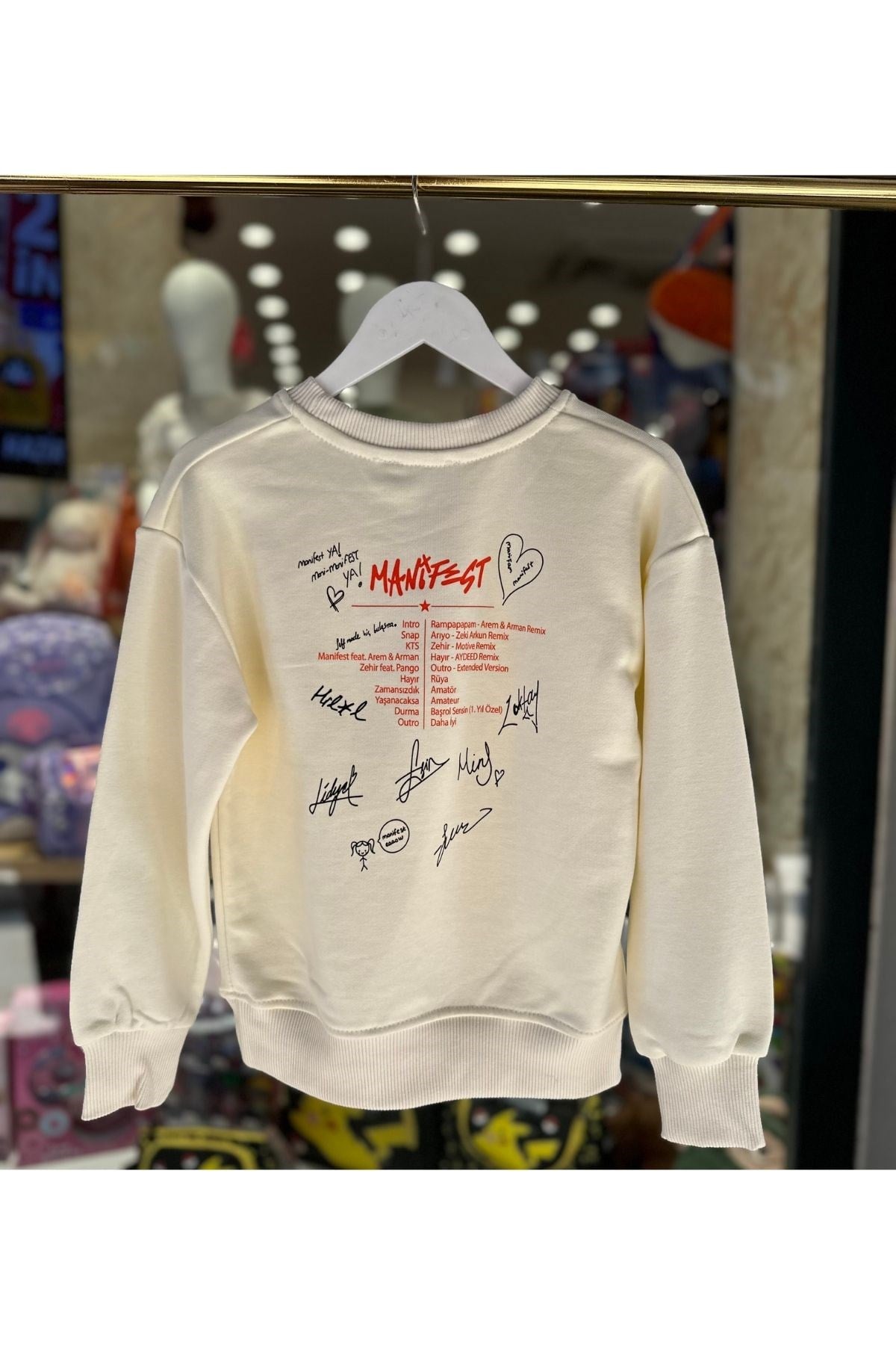 Kız Çocuk Baskılı Sweat - Model 02