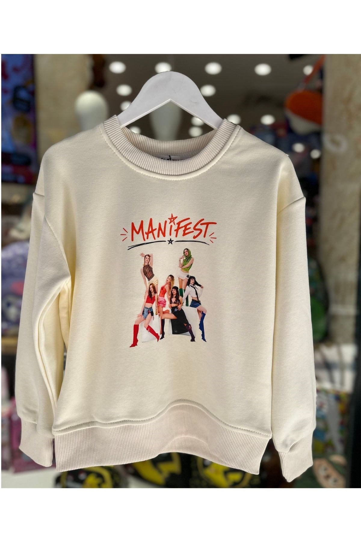 Kız Çocuk Baskılı Sweat - Model 02