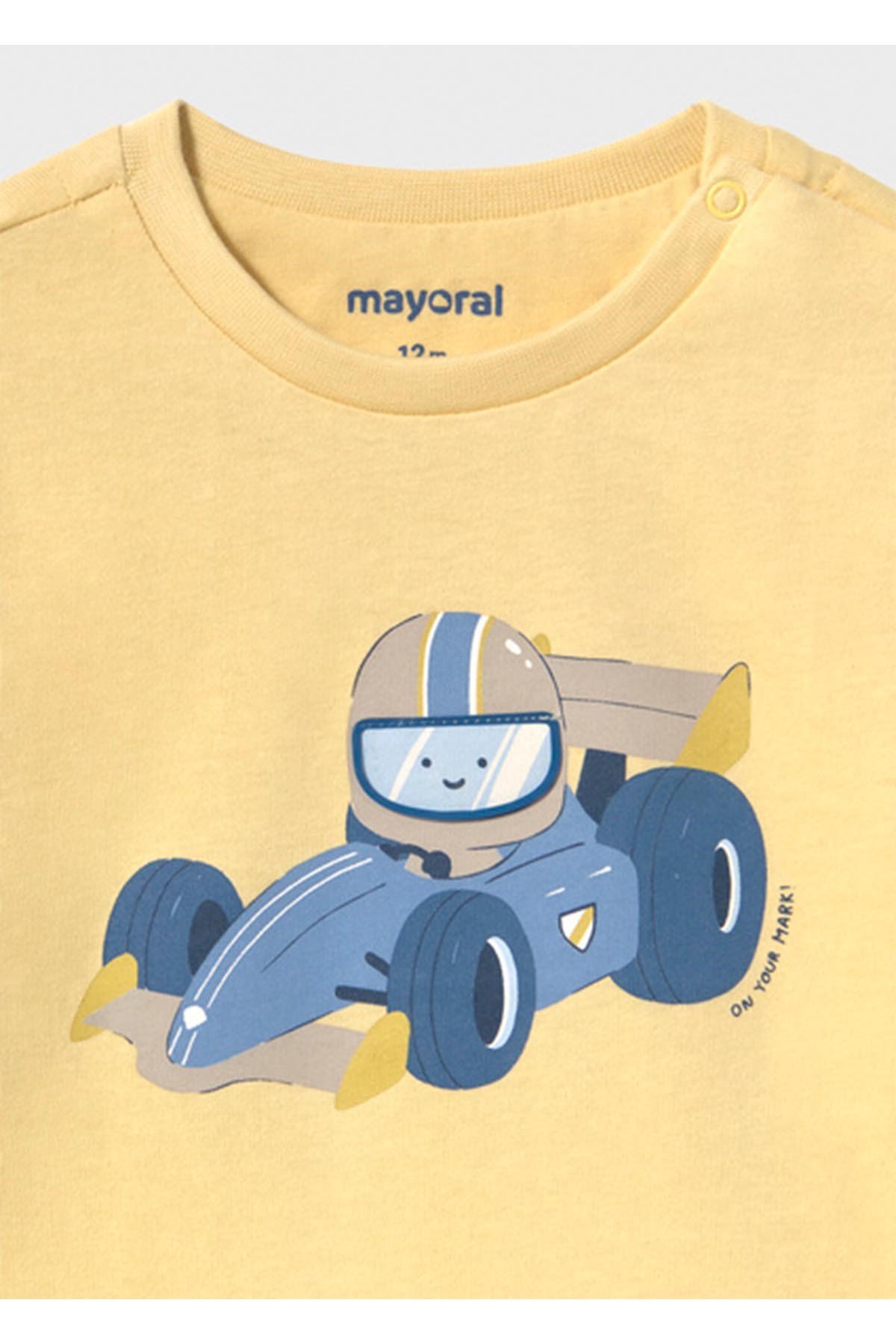 Mayoral Kış Sezon Erkek Bebek Uzun Kol Tshirt - Sarı
