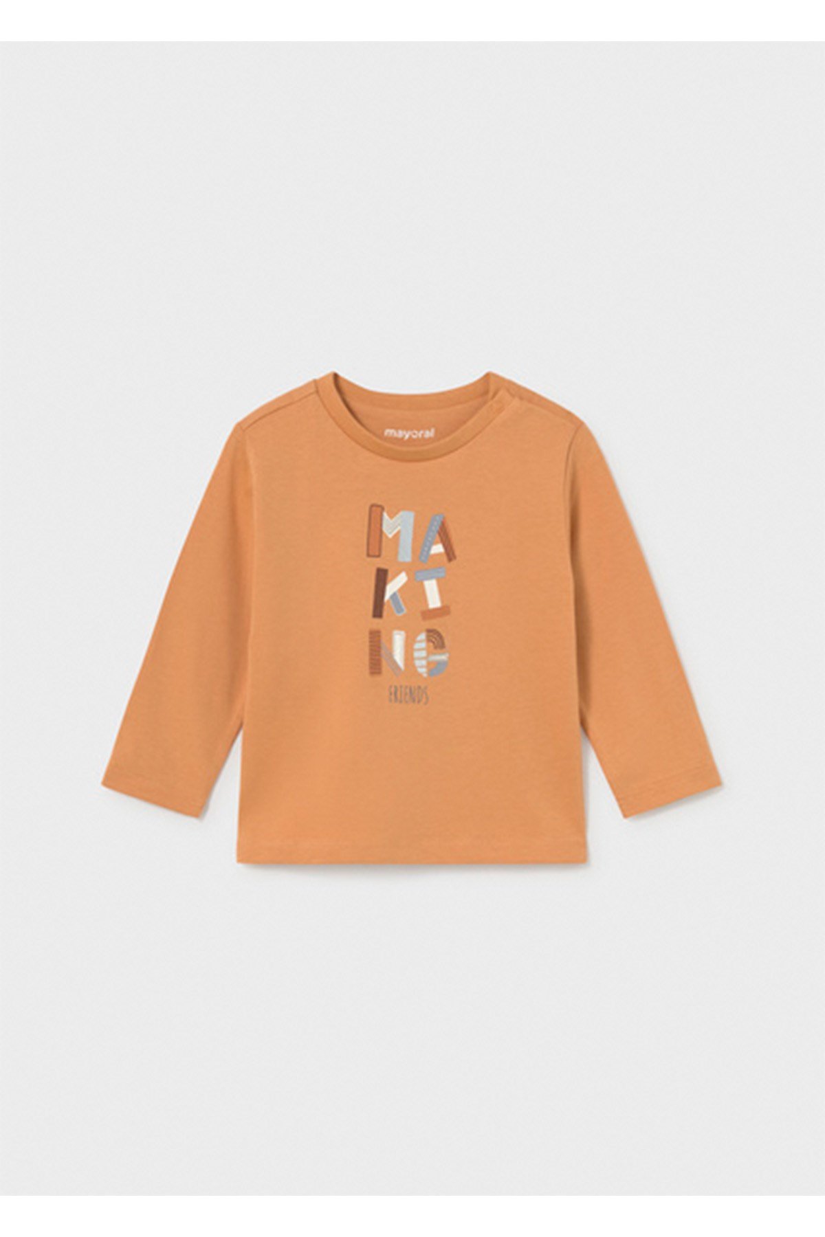 Mayoral Kış Sezon Erkek Bebek Uzun Kol Basic Tshirt - Turuncu