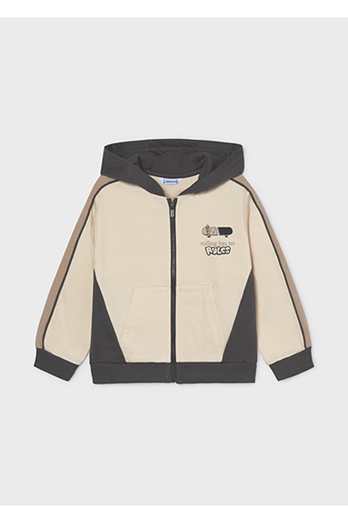 Mayoral Kış Sezon Erkek Çocuk 3'lü Sweatshirt Çift Eşofman Altlı Takım - Bej