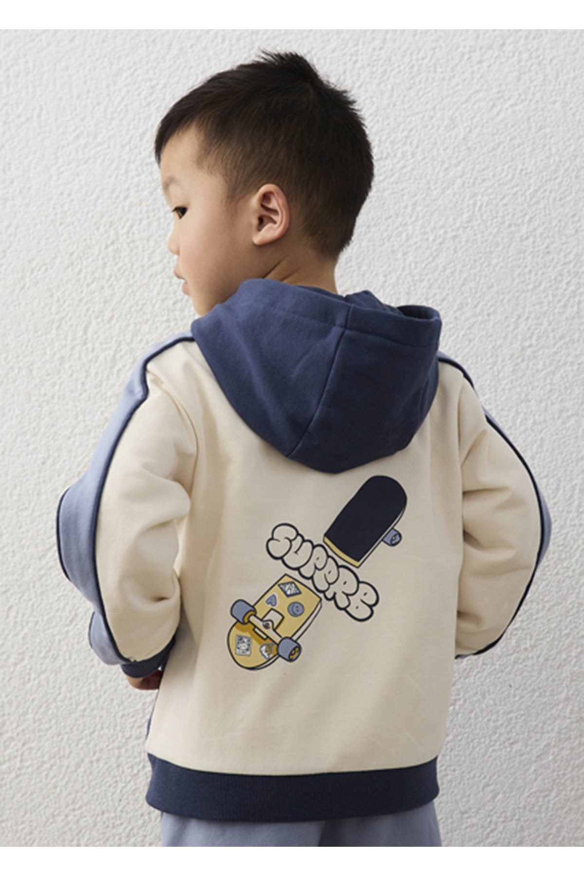 Mayoral Kış Sezon Erkek Çocuk 3'lü Sweatshirt Çift Eşofman Altlı Takım - Mavi