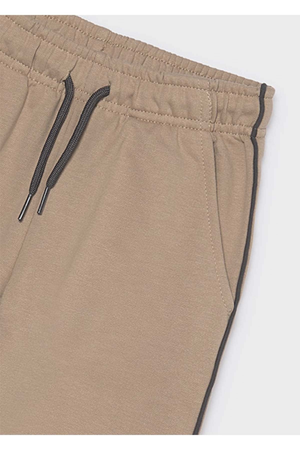 Mayoral Kış Sezon Erkek Çocuk 3'lü Sweatshirt Çift Eşofman Altlı Takım - Bej
