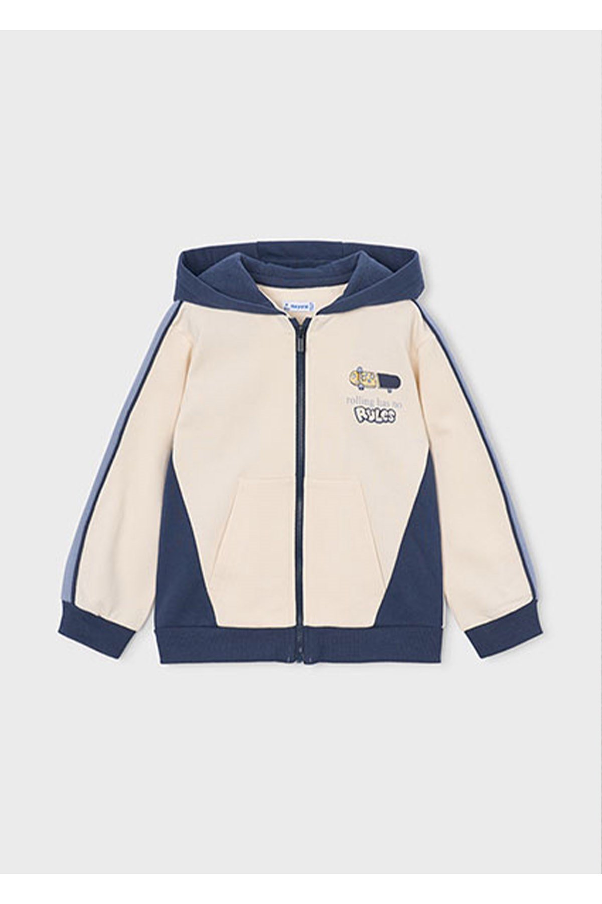 Mayoral Kış Sezon Erkek Çocuk 3'lü Sweatshirt Çift Eşofman Altlı Takım - Mavi