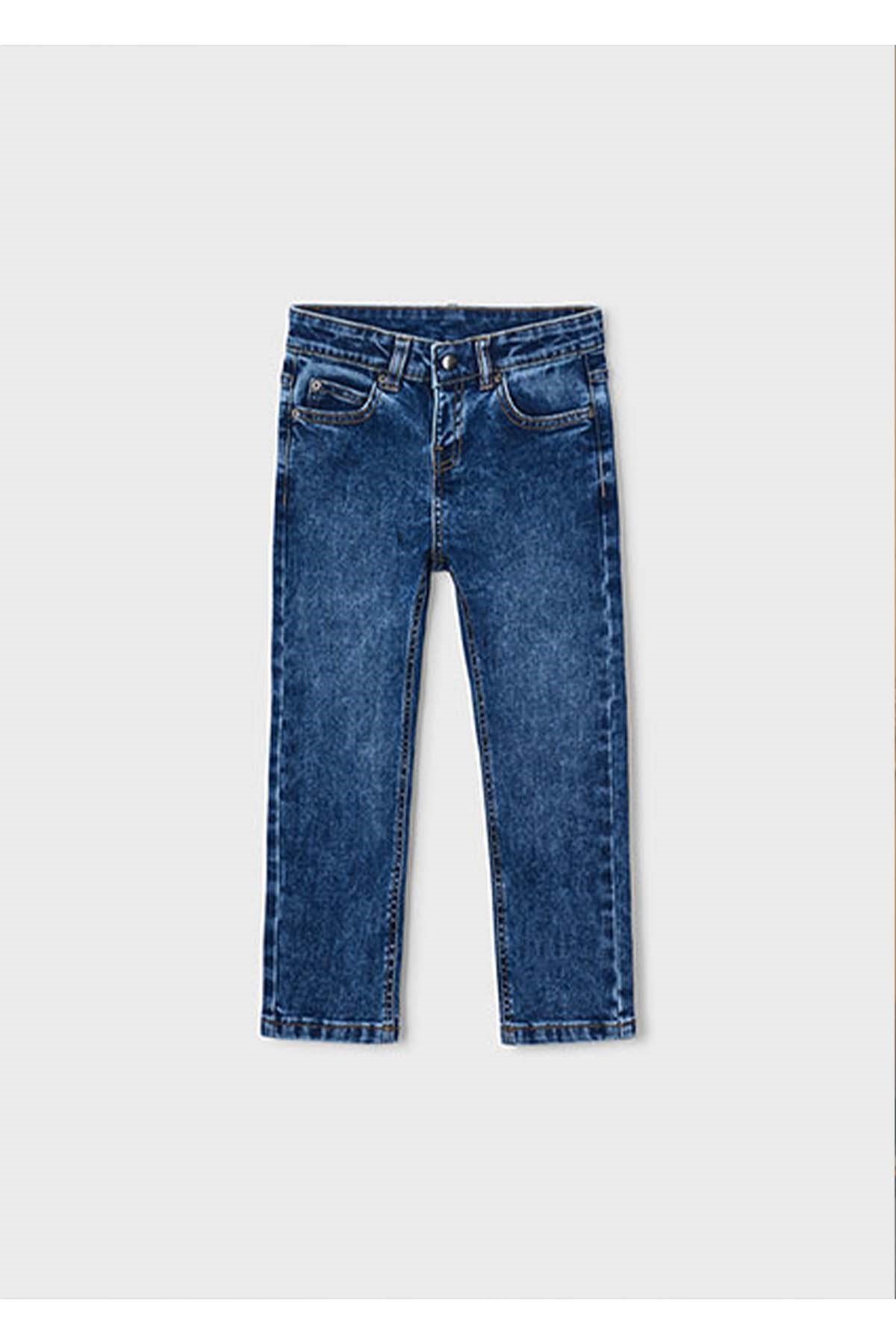 Mayoral Kış Sezon Erkek Çocuk Basic Slim Fit denim Pantolon - Mavi