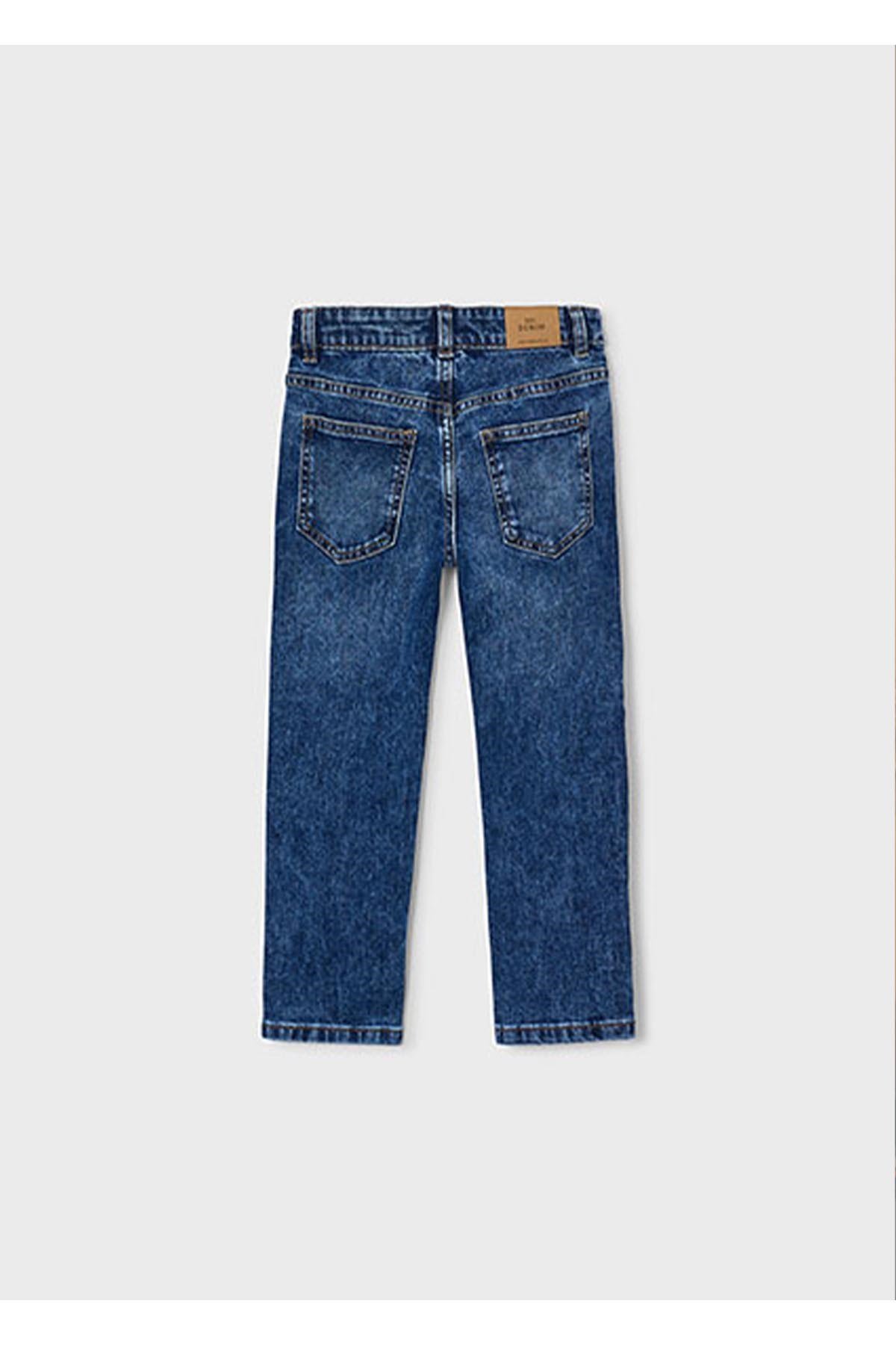 Mayoral Kış Sezon Erkek Çocuk Basic Slim Fit denim Pantolon - Mavi