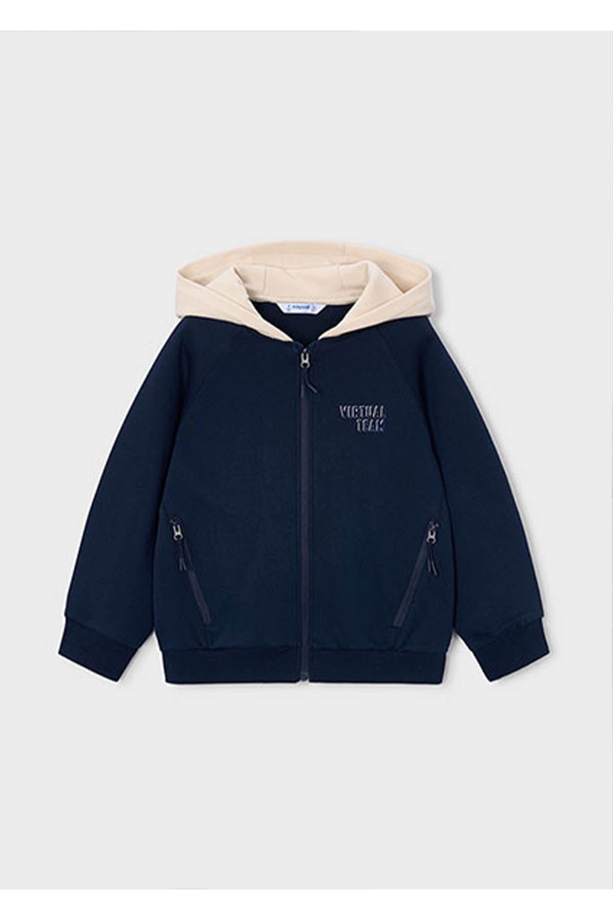 Mayoral Kış Sezon Erkek Çocuk Kapüşonlu Sweatshirt - Lacivert