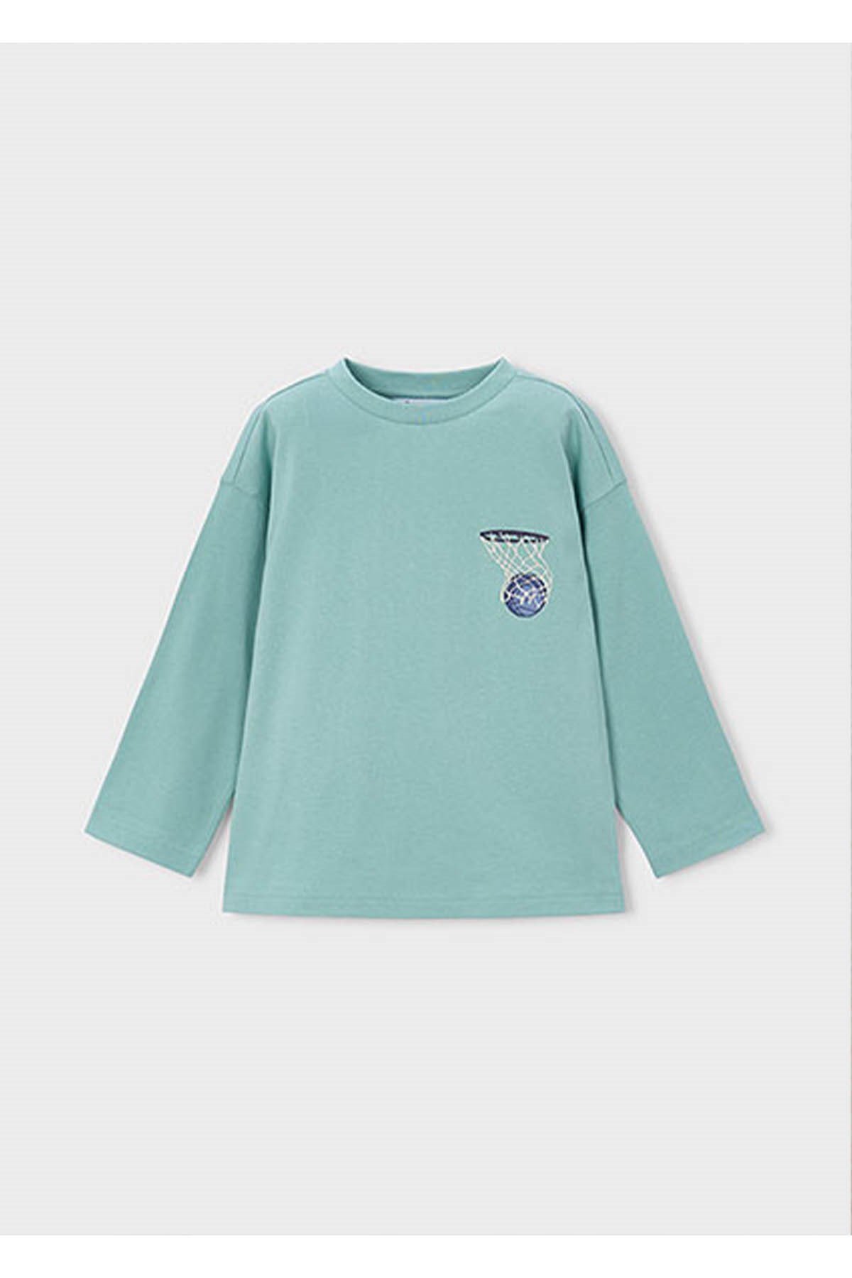 Mayoral Kış Sezon Erkek Çocuk Uzun Kol Tshirt - Yeşil