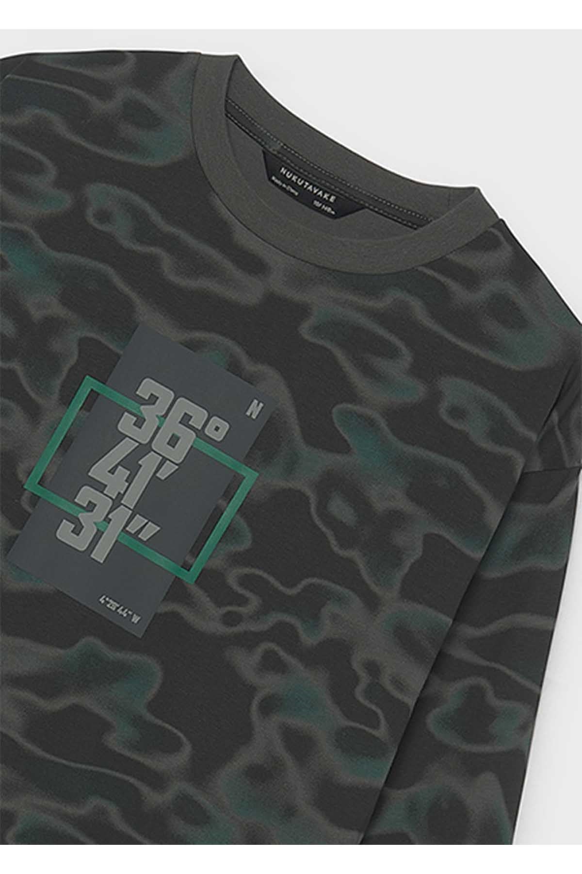 Mayoral Kış Sezon Erkek Çocuk Uzun Kol Tshirt - Siyah
