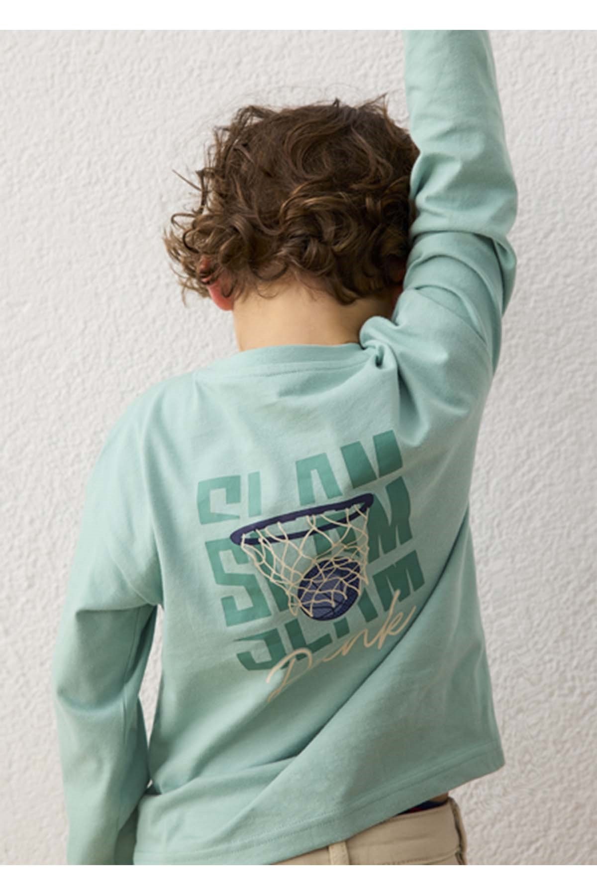 Mayoral Kış Sezon Erkek Çocuk Uzun Kol Tshirt - Yeşil