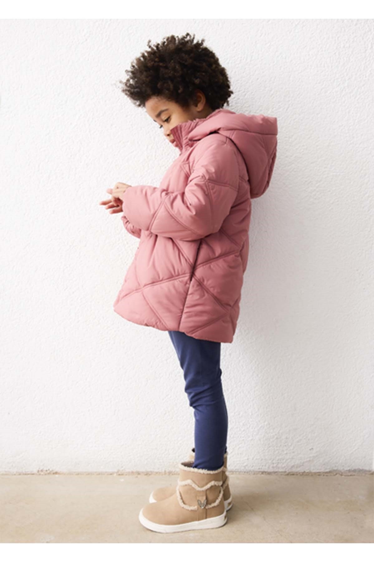 Mayoral Kış Sezon Kız Çocuk Basic Ceket Mont - Pembe