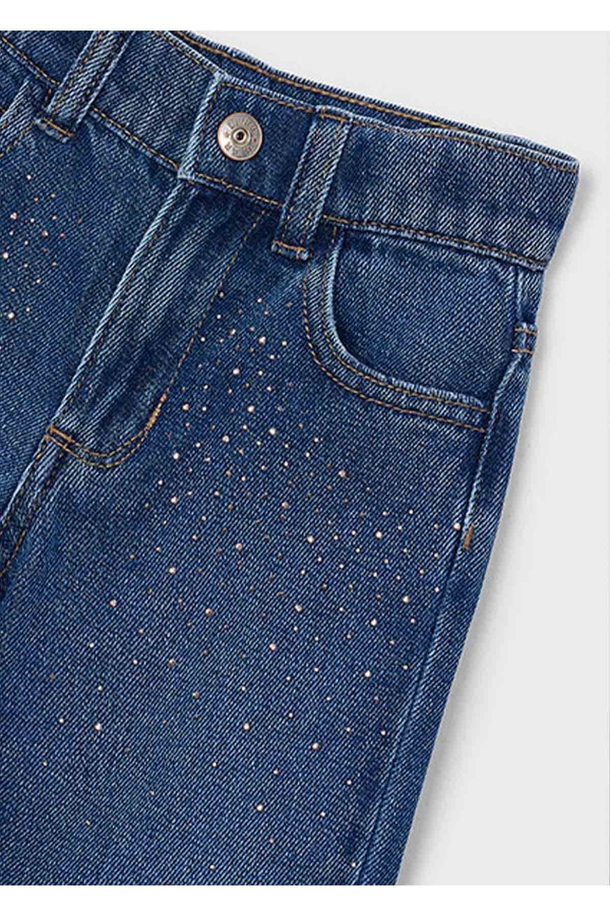 Mayoral Kış Sezon Kız Çocuk Denim Pantolon - Mavi