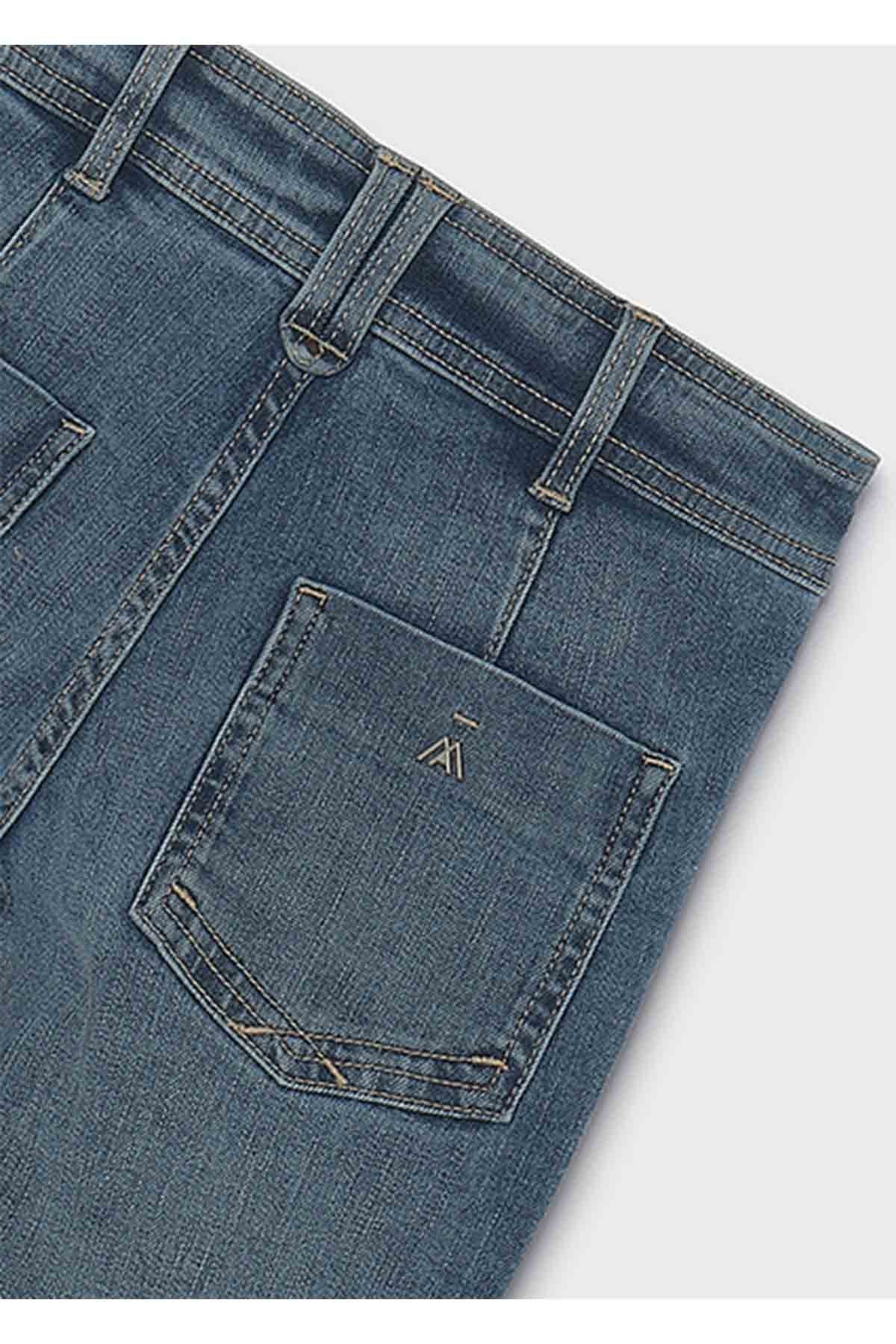 Mayoral Kış Sezon Kız Çocuk Denim Pantolon - Mavi