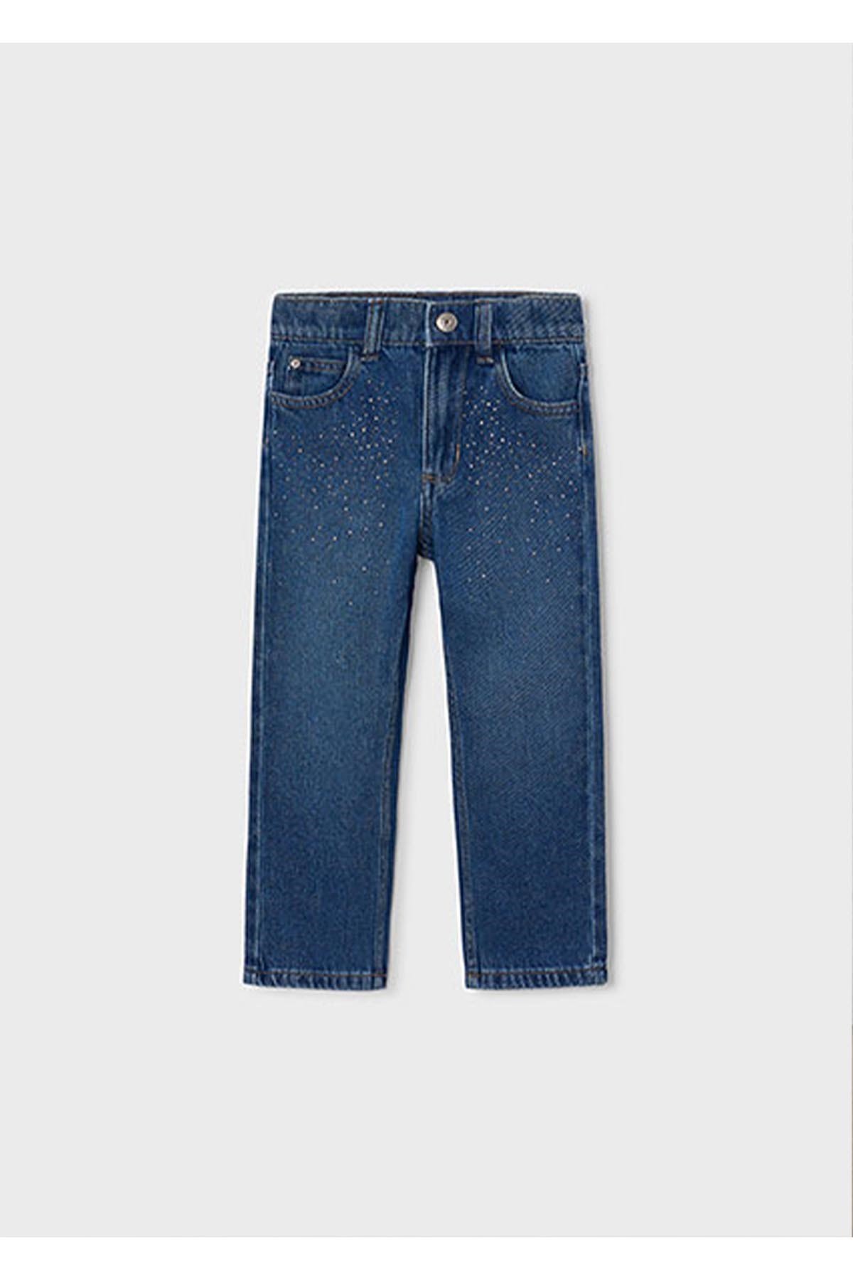 Mayoral Kış Sezon Kız Çocuk Denim Pantolon - Mavi