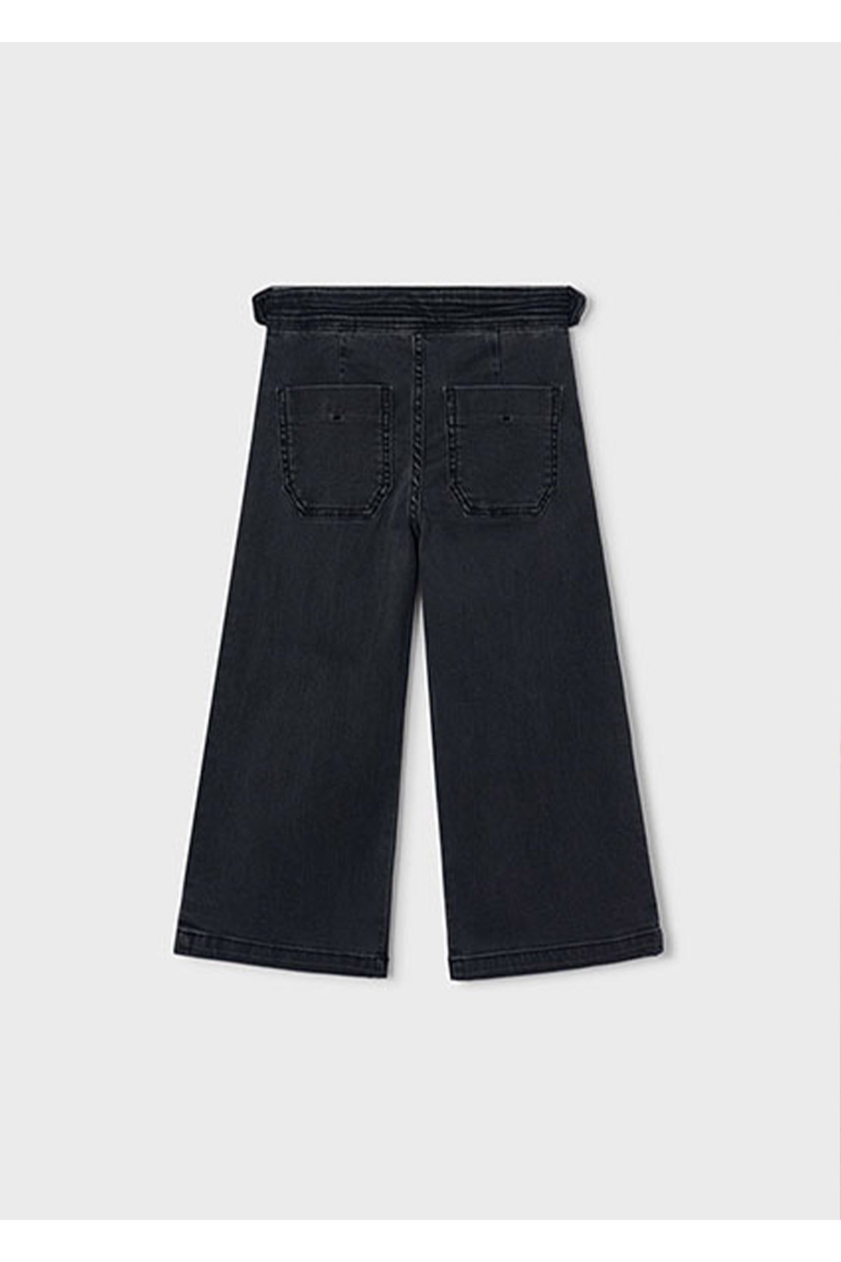 Mayoral Kış Sezon Kız Çocuk Pantolon Bol Denim Pantolon - Siyah