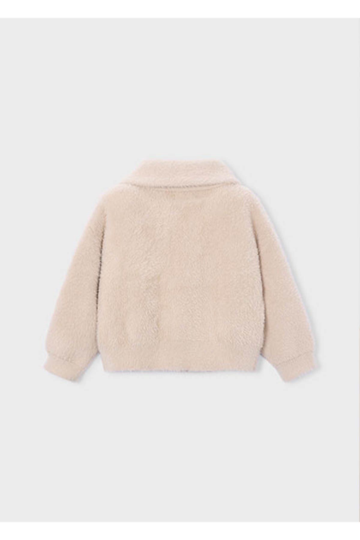Mayoral Kış Sezon Kız Çocuk Triko Sweatshirt  - Krem