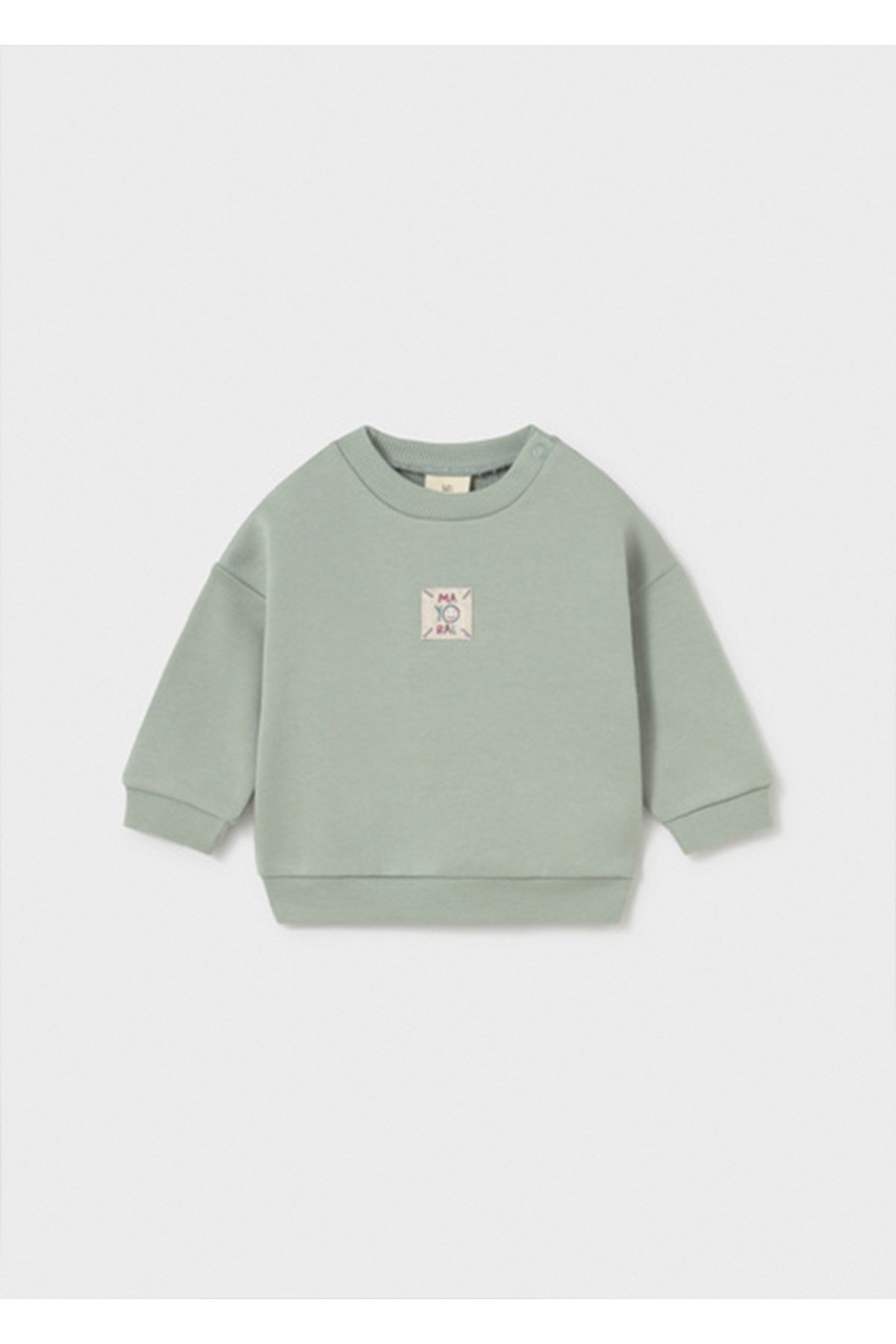Mayoral Kış Sezon Unisex Bebek Yenidoğan Kapişonlu Sweat - Yeşil