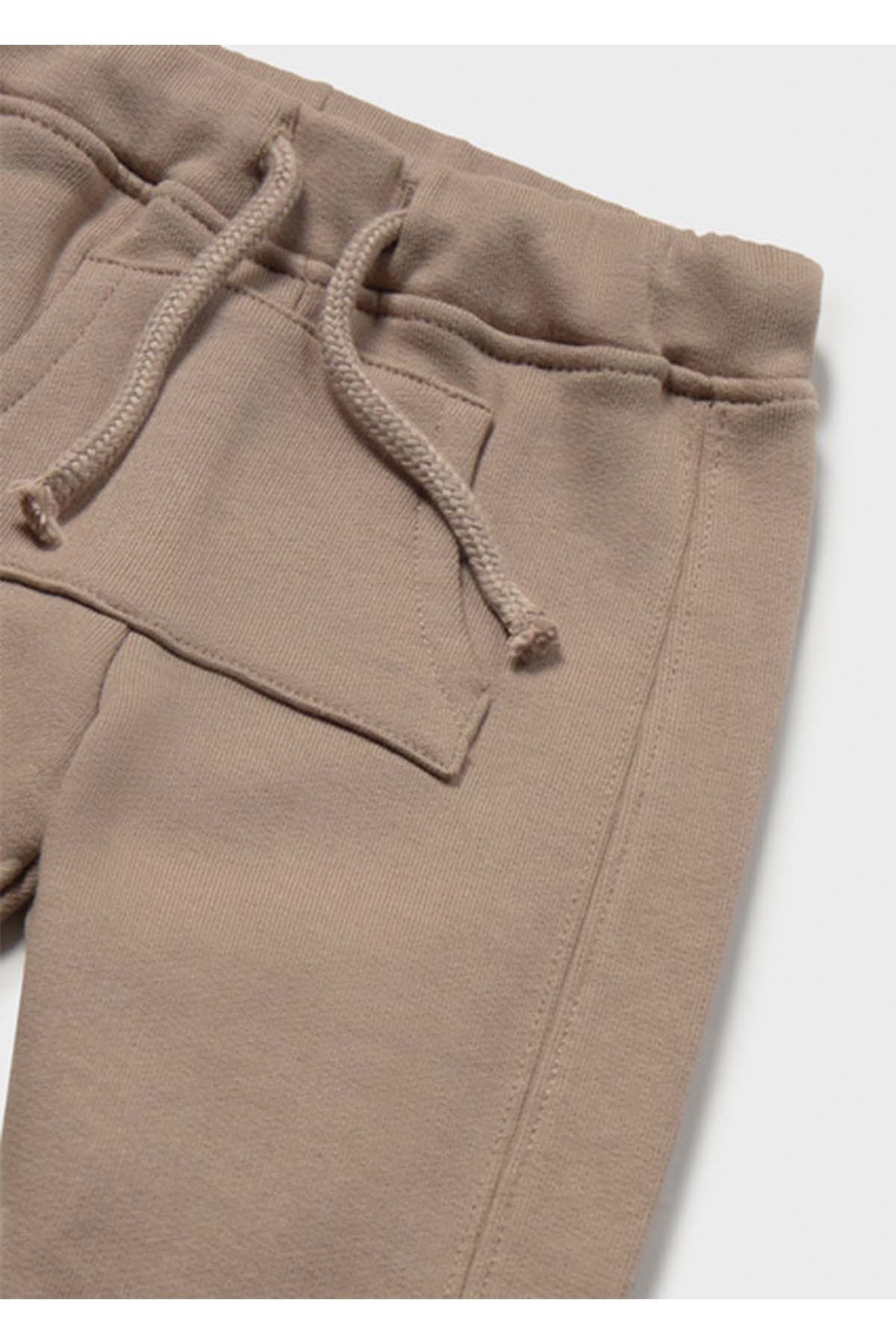 Mayoral Kış Sezon Unisex Bebek Yenidoğan Kapişonlu Eşofman Alt Pantolon - Kahve
