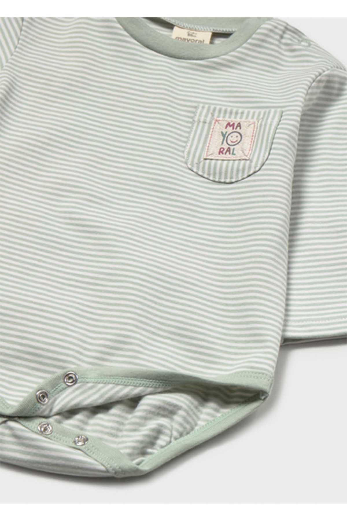 Mayoral Kış Sezon Unisex Bebek Yenidoğan 2^li Uzun Kol Bady Set - Yeşil