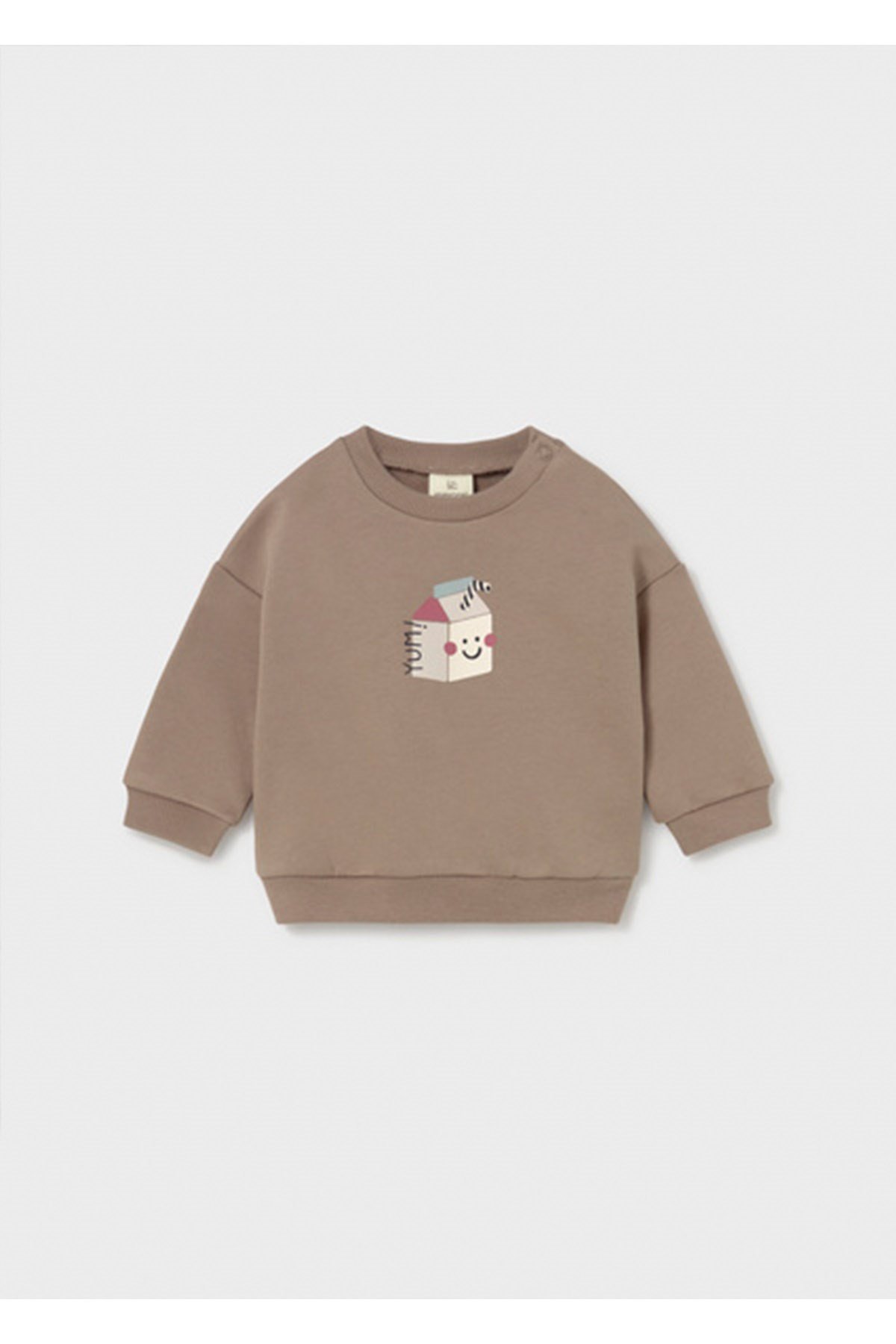Mayoral Kış Sezon Unisex Bebek Yenidoğan Kapişonlu Sweat - Kahve