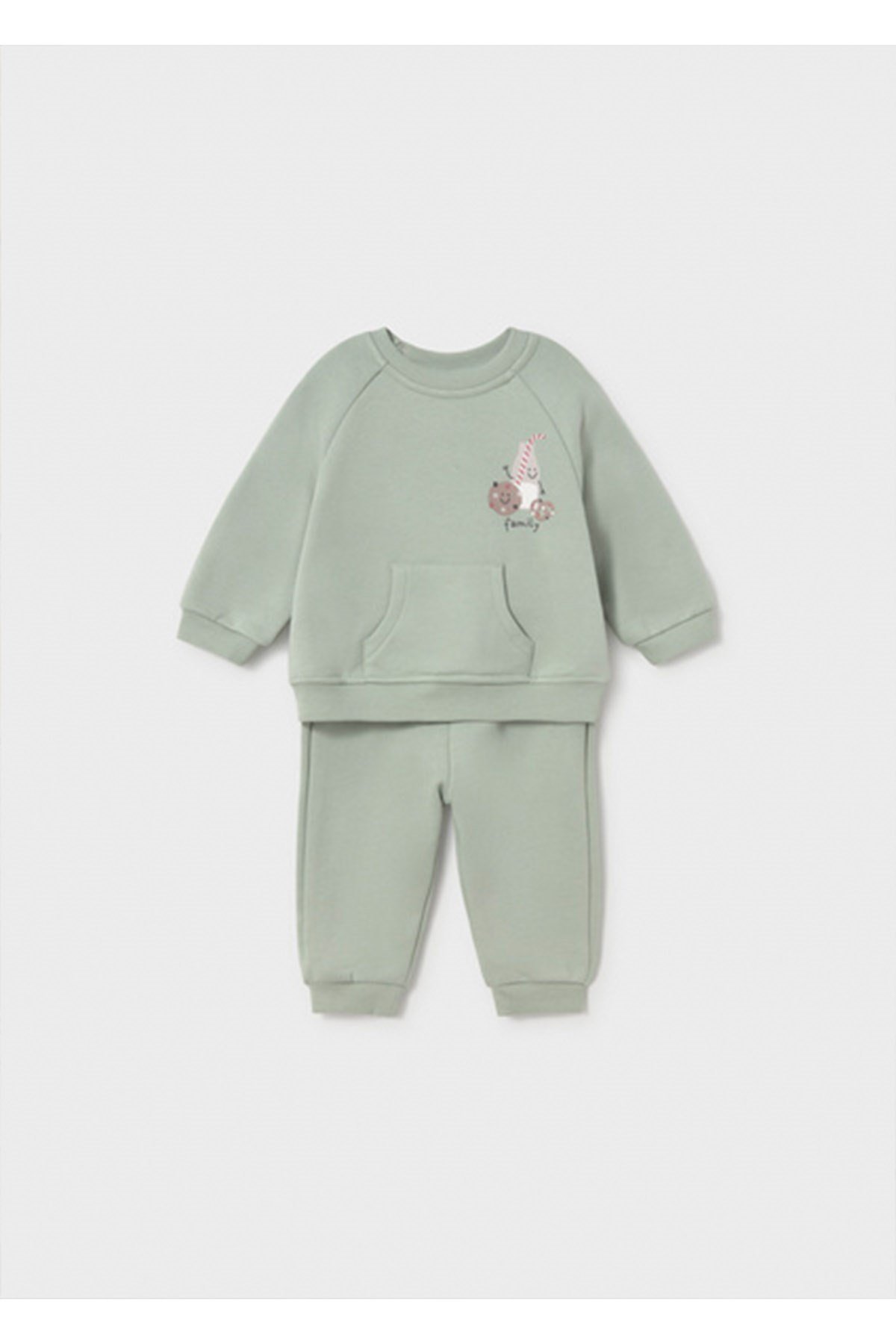 Mayoral Kış Sezon Unisex Bebek Yenidoğan 2'li Eşofman Takım - Yeşil