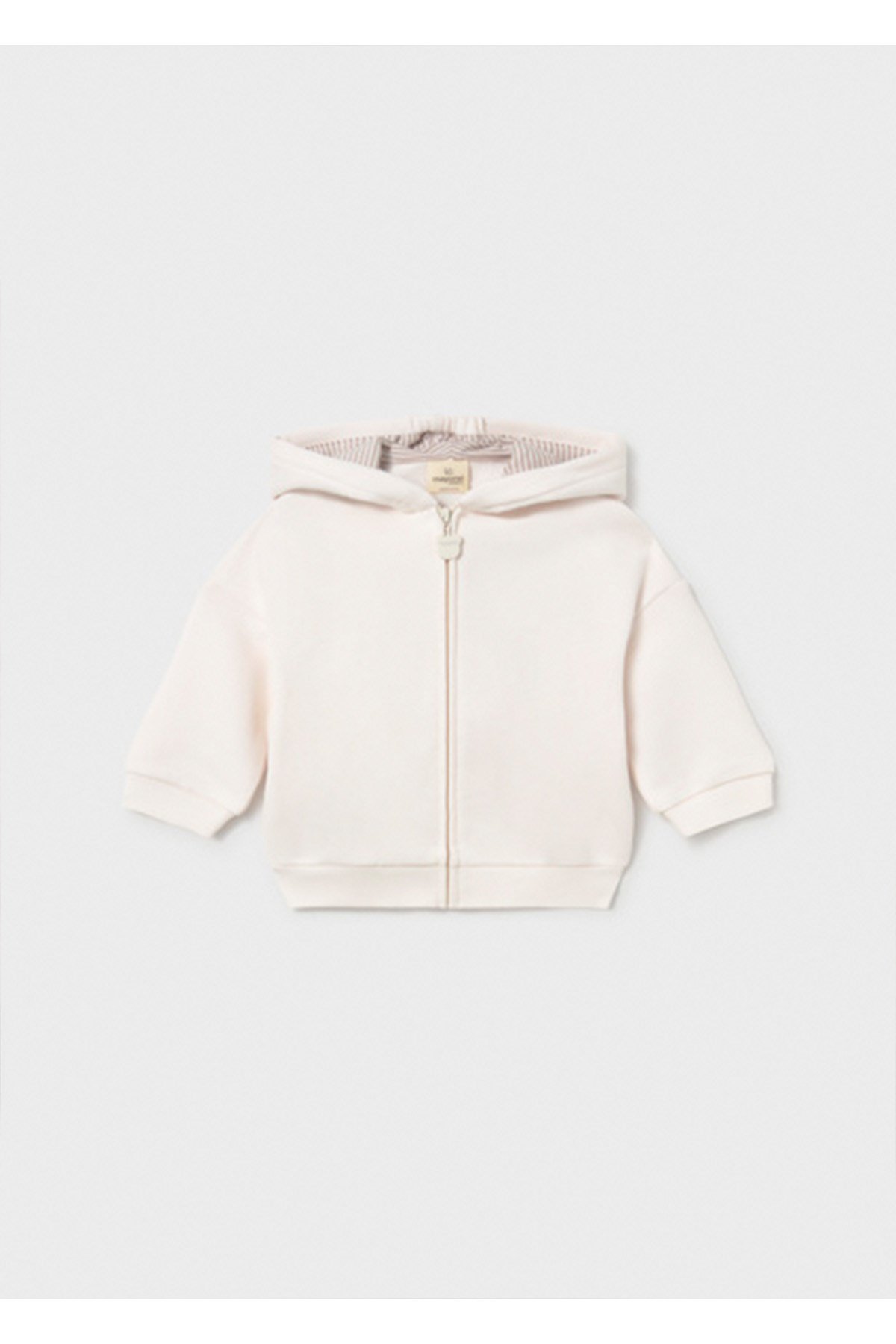 Mayoral Kış Sezon Unisex Bebek Yenidoğan Kapişonlu Sweatshırt - Krem