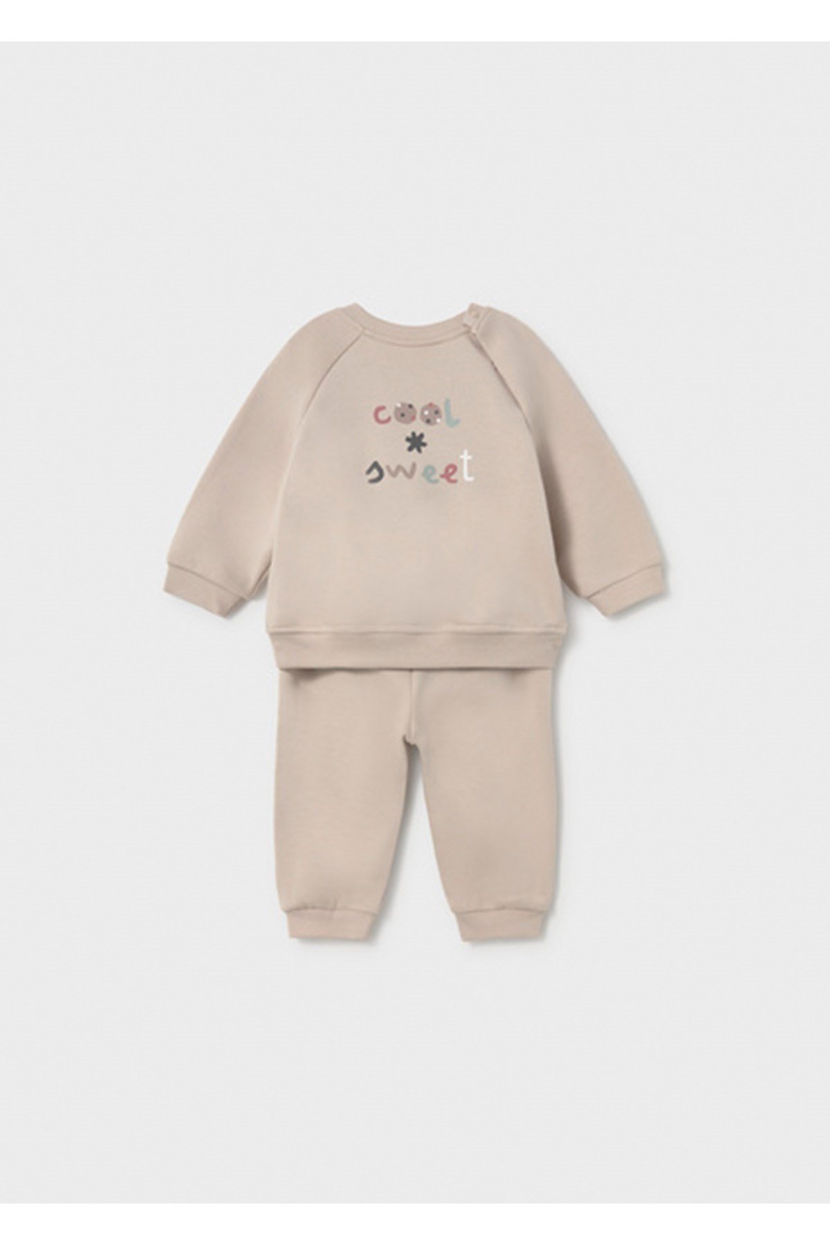 Mayoral Kış Sezon Unisex Bebek Yenidoğan 2'li Eşofman Takım - Bej