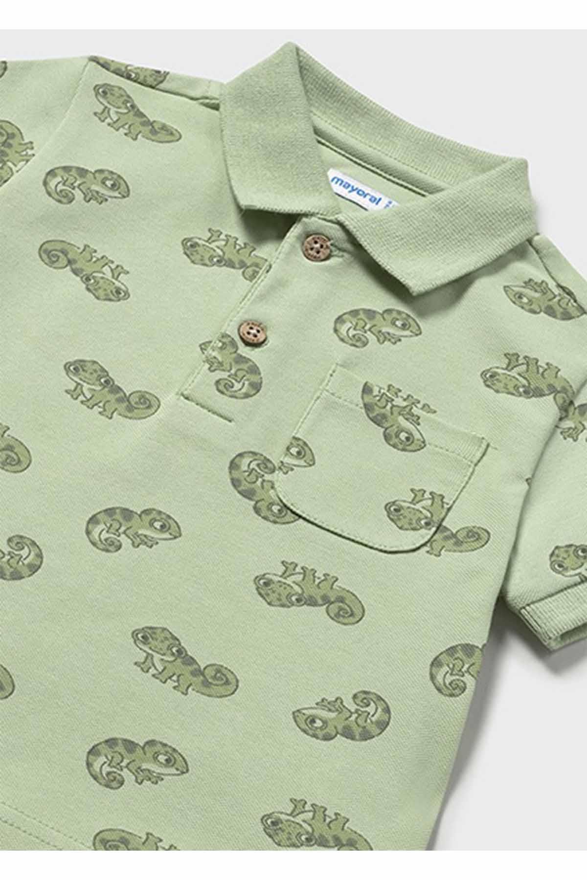 Mayoral Yazlık Erkek Bebek Polo Yakı Tshırt - Yeşil