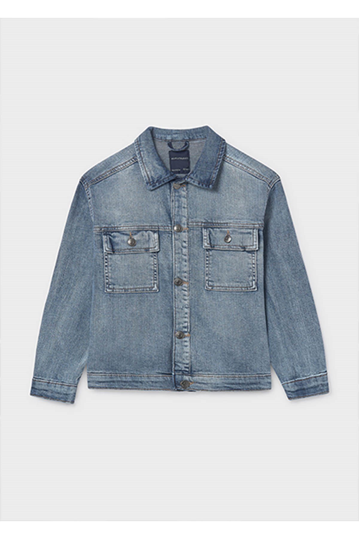 Mayoral Yazlık Erkek Çocuk Denim Ceket - Mavi