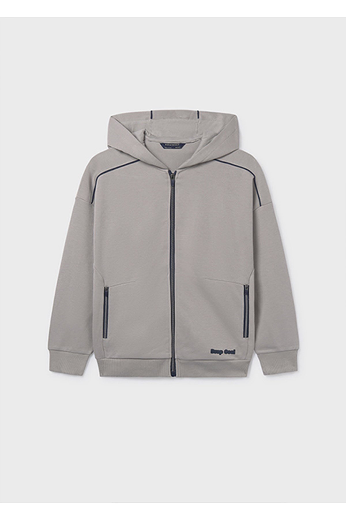 Mayoral Yazlık Erkek Çocuk Kapüşonlu Sweatshirt- Gri