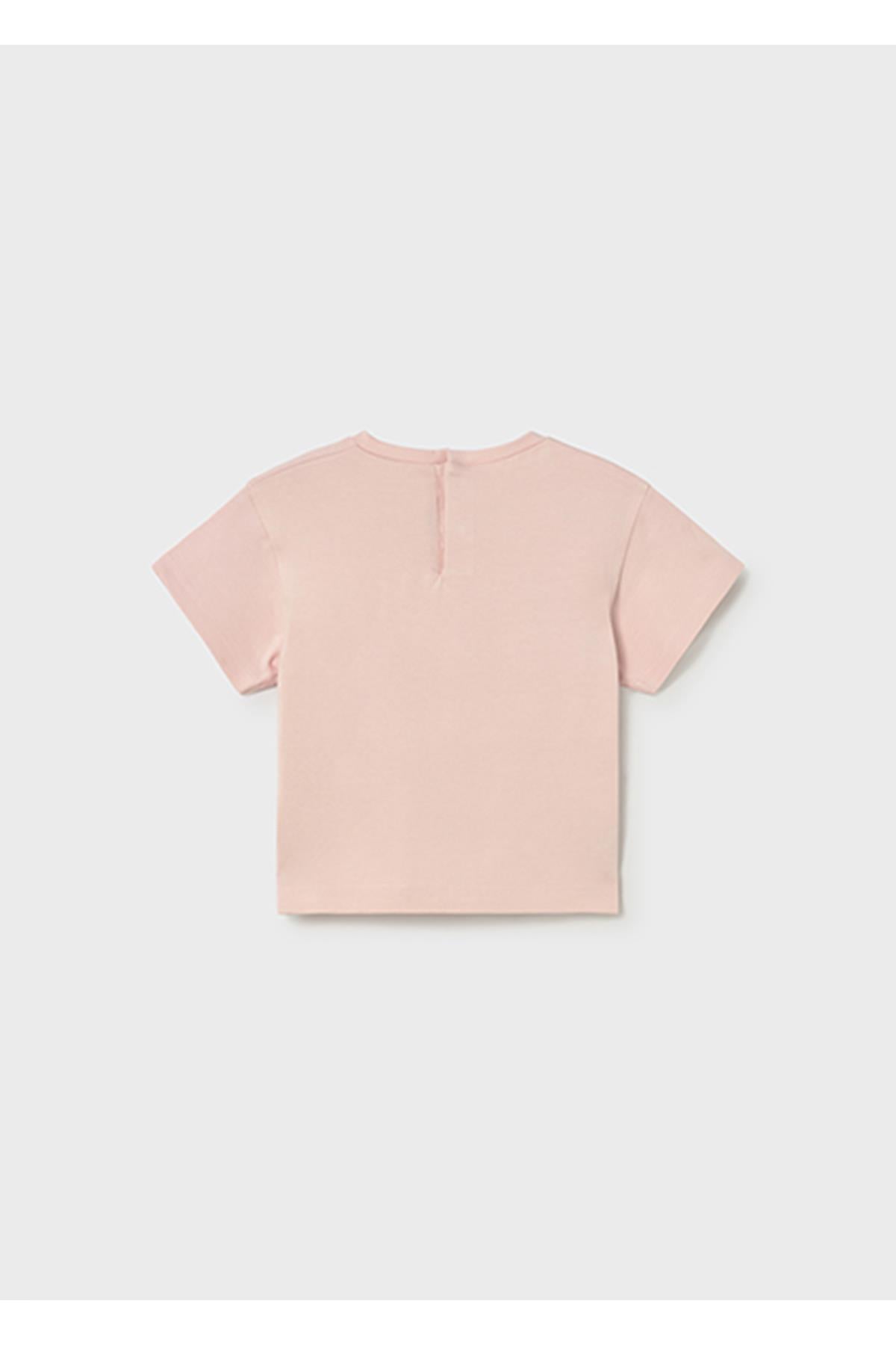 Mayoral Yazlık Kız Bebek Basic Tshirt - Pembe