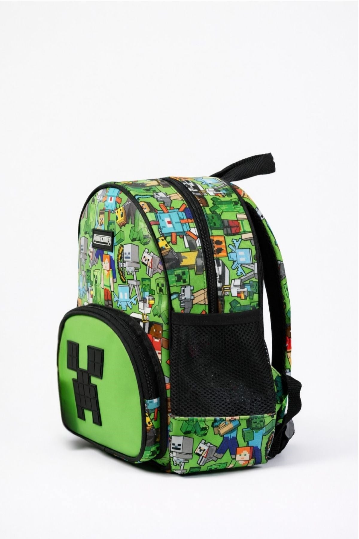 Minecraft Lisanslı Creeper Desenli Anaokulu Çantası