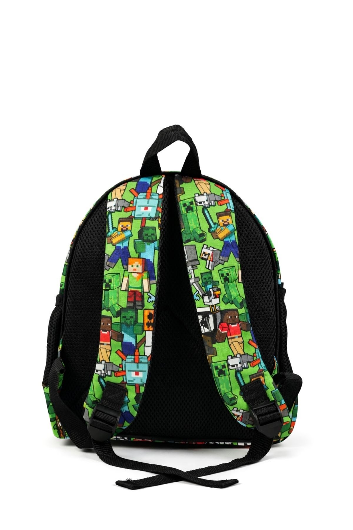 Minecraft Lisanslı Creeper Desenli Anaokulu Çantası