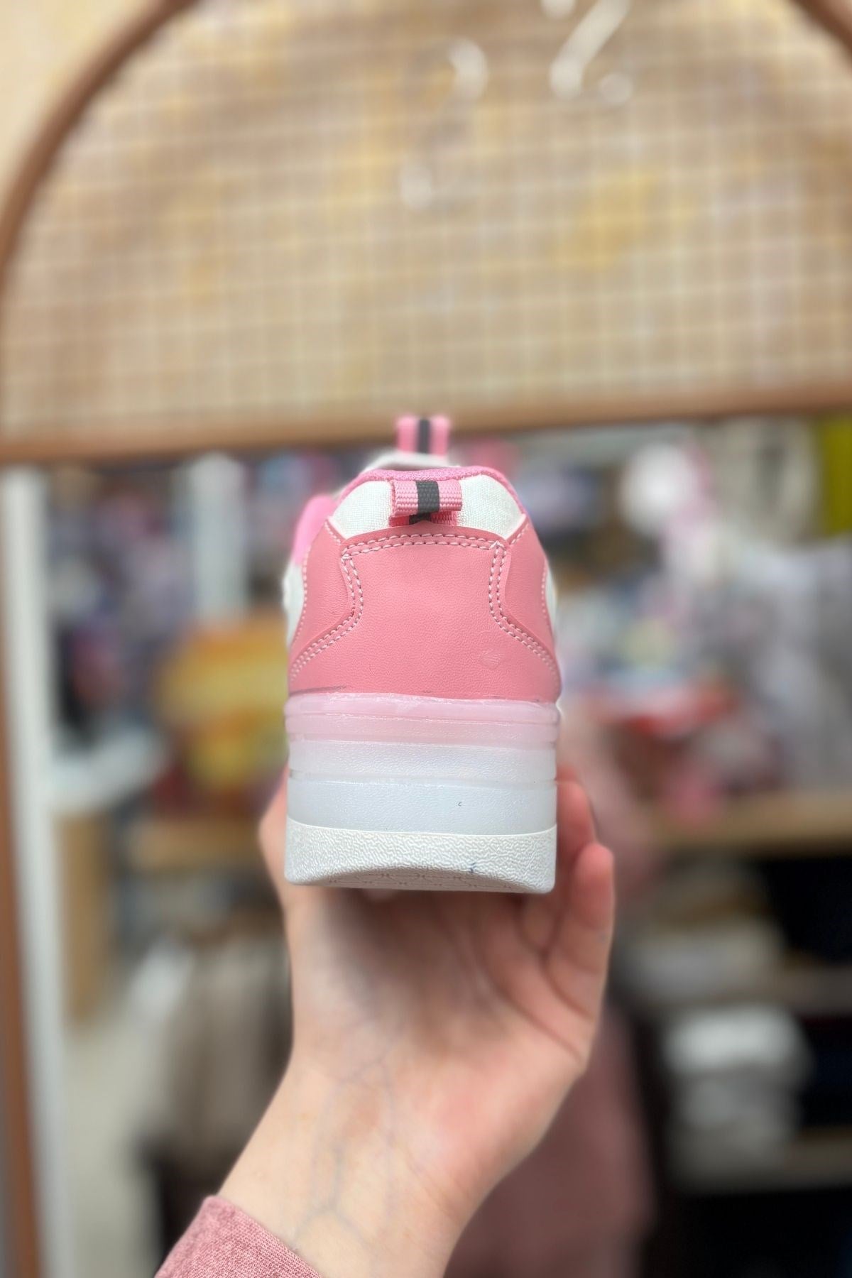 Patenli Çocuk Spor Ayakkabı Model 5 - Pembe