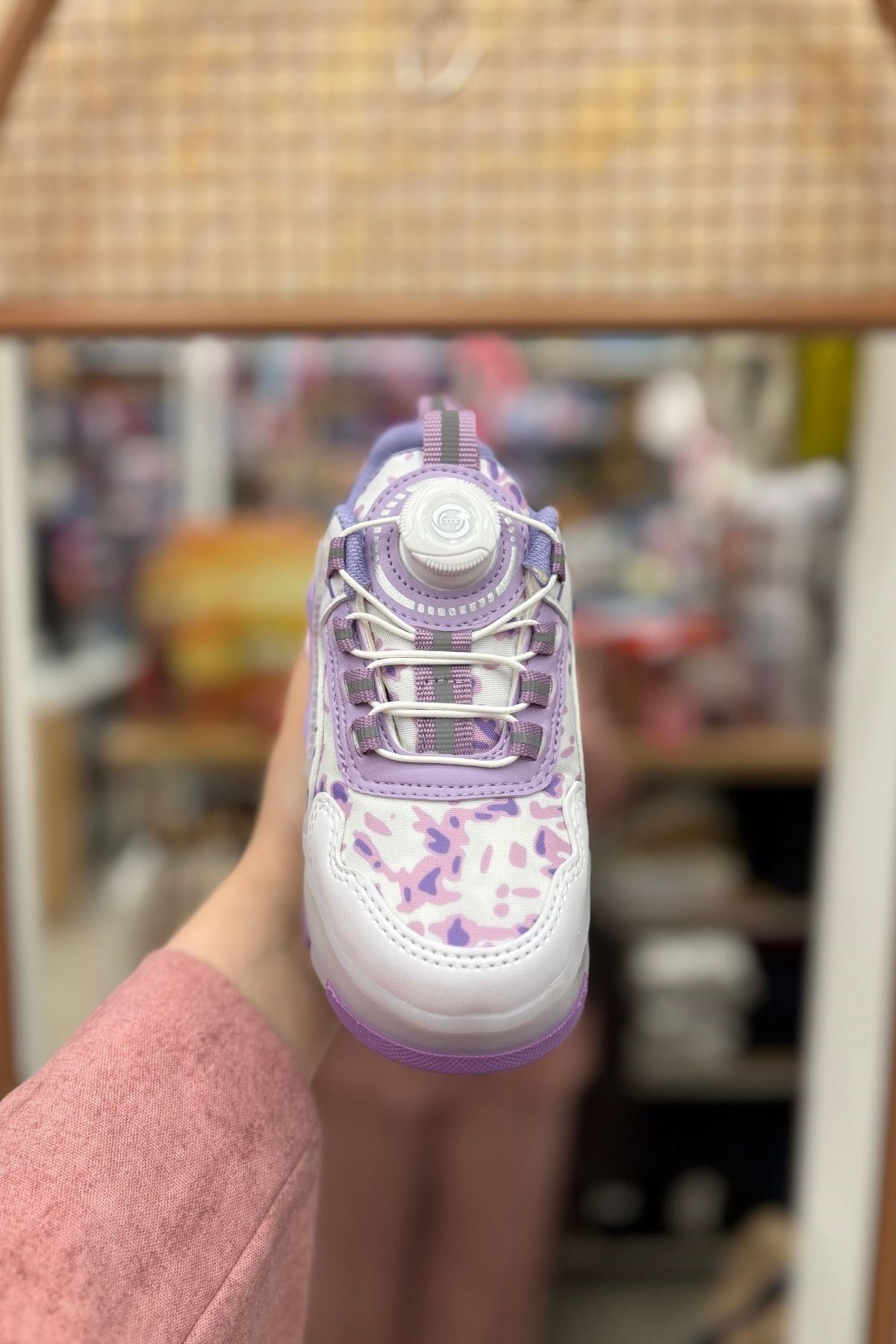 Patenli Çocuk Spor Ayakkabı Model 6 - Mor