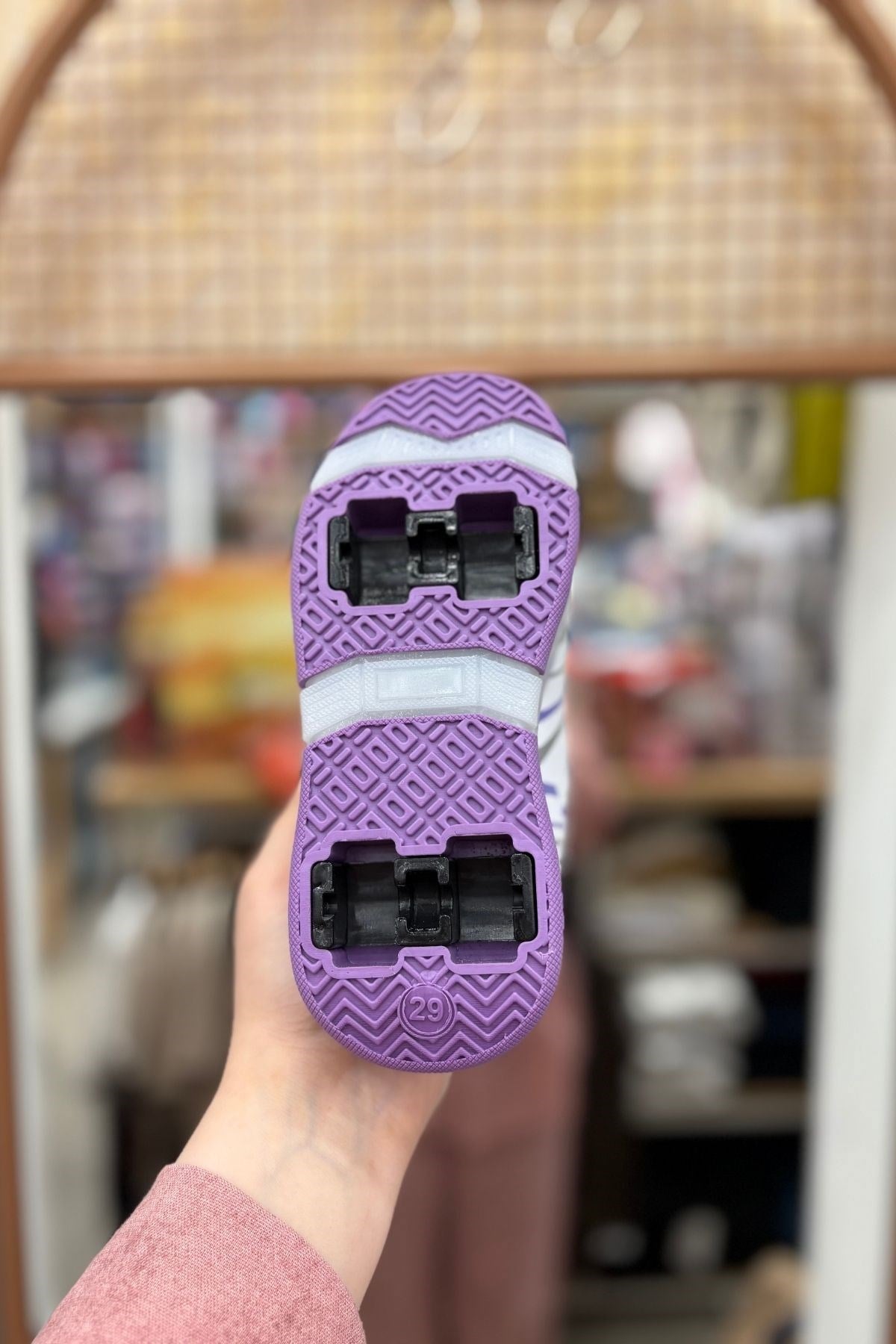 Patenli Çocuk Spor Ayakkabı Model 6 - Mor