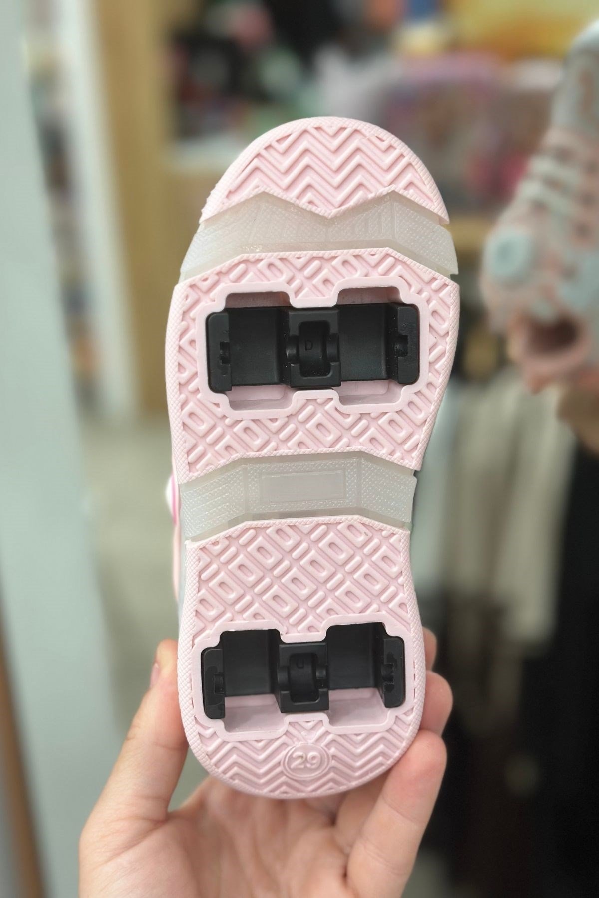 Patenli Çocuk Spor Ayakkabı Model 7 - Pembe -Somon