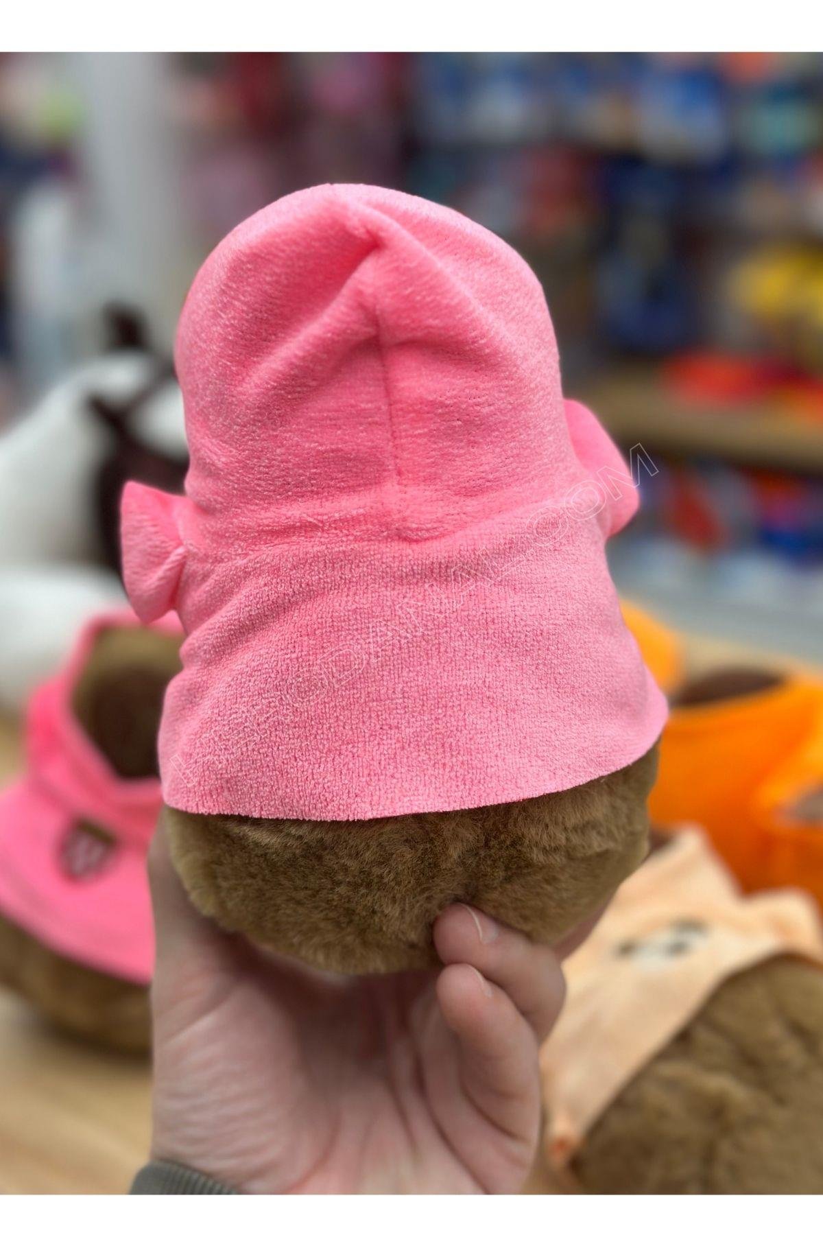 Sevimli Tshırtlı Mini Peluş 17cm - Pembe