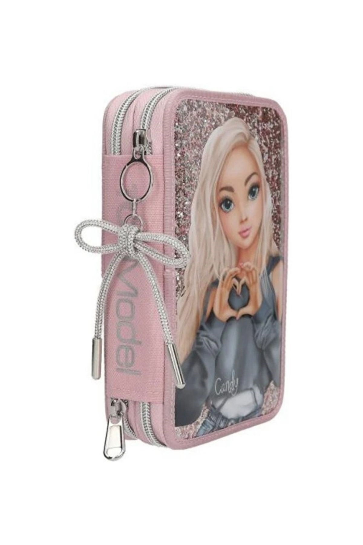 TOPModel by Depesche Kız Çocuk Dolu Kalem Kutu Çift Fermuarlı - Candy - 413293